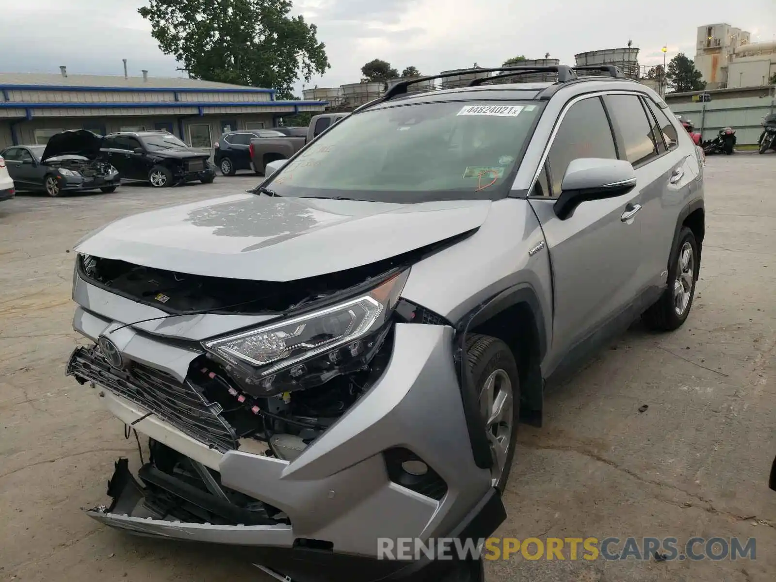 2 Photograph of a damaged car JTMDWRFVXLD535017 TOYOTA RAV4 2020