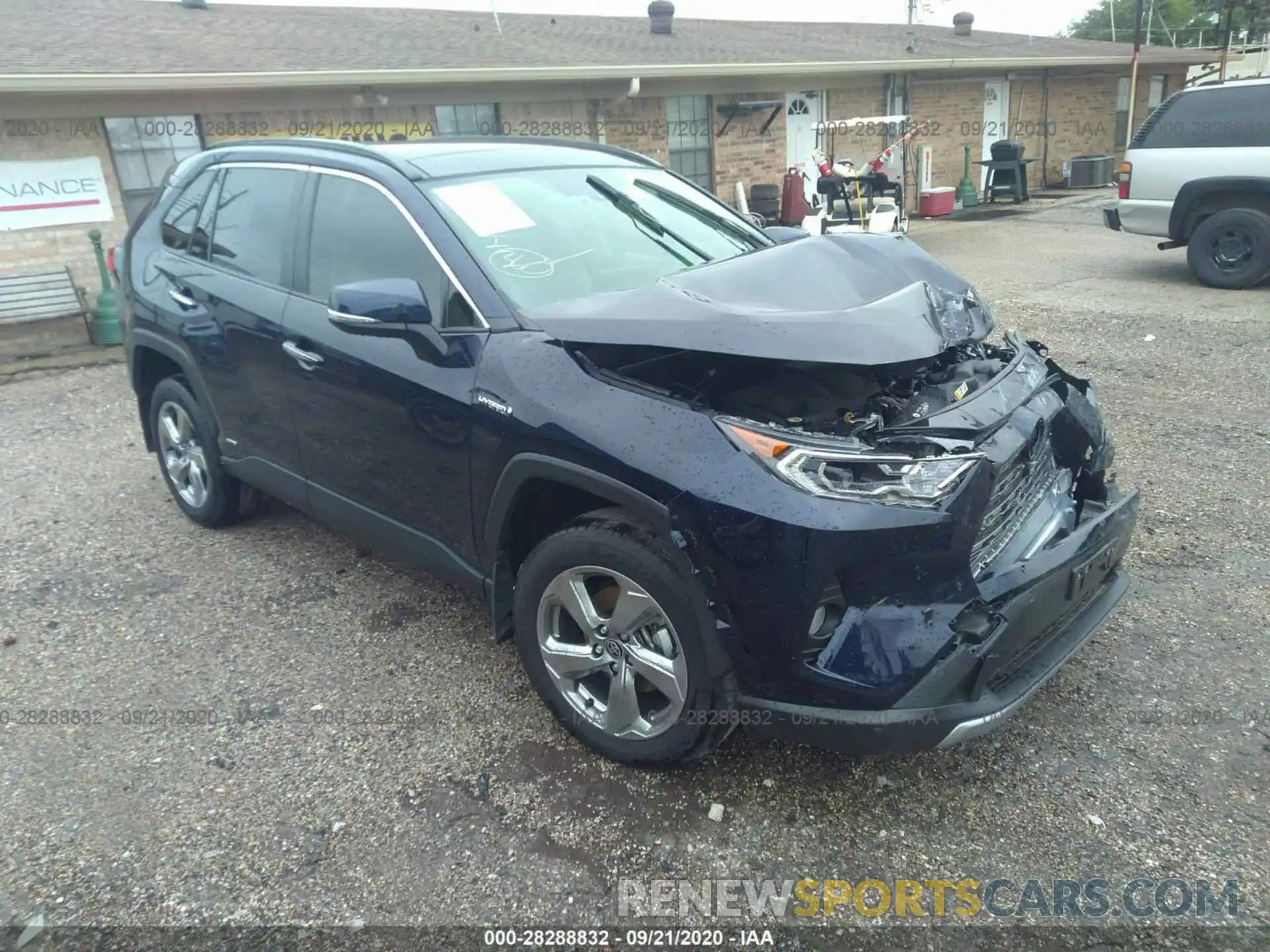 1 Photograph of a damaged car JTMDWRFVXLD540153 TOYOTA RAV4 2020