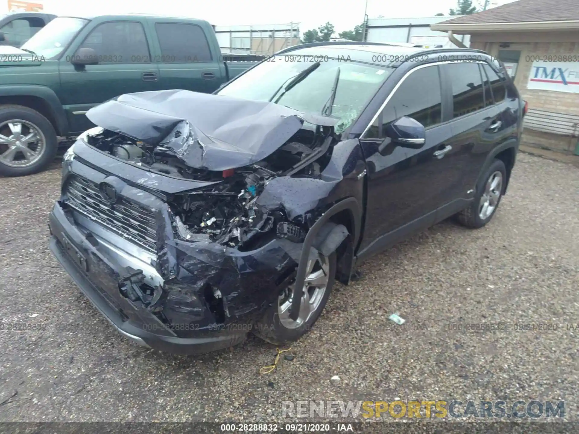 2 Photograph of a damaged car JTMDWRFVXLD540153 TOYOTA RAV4 2020