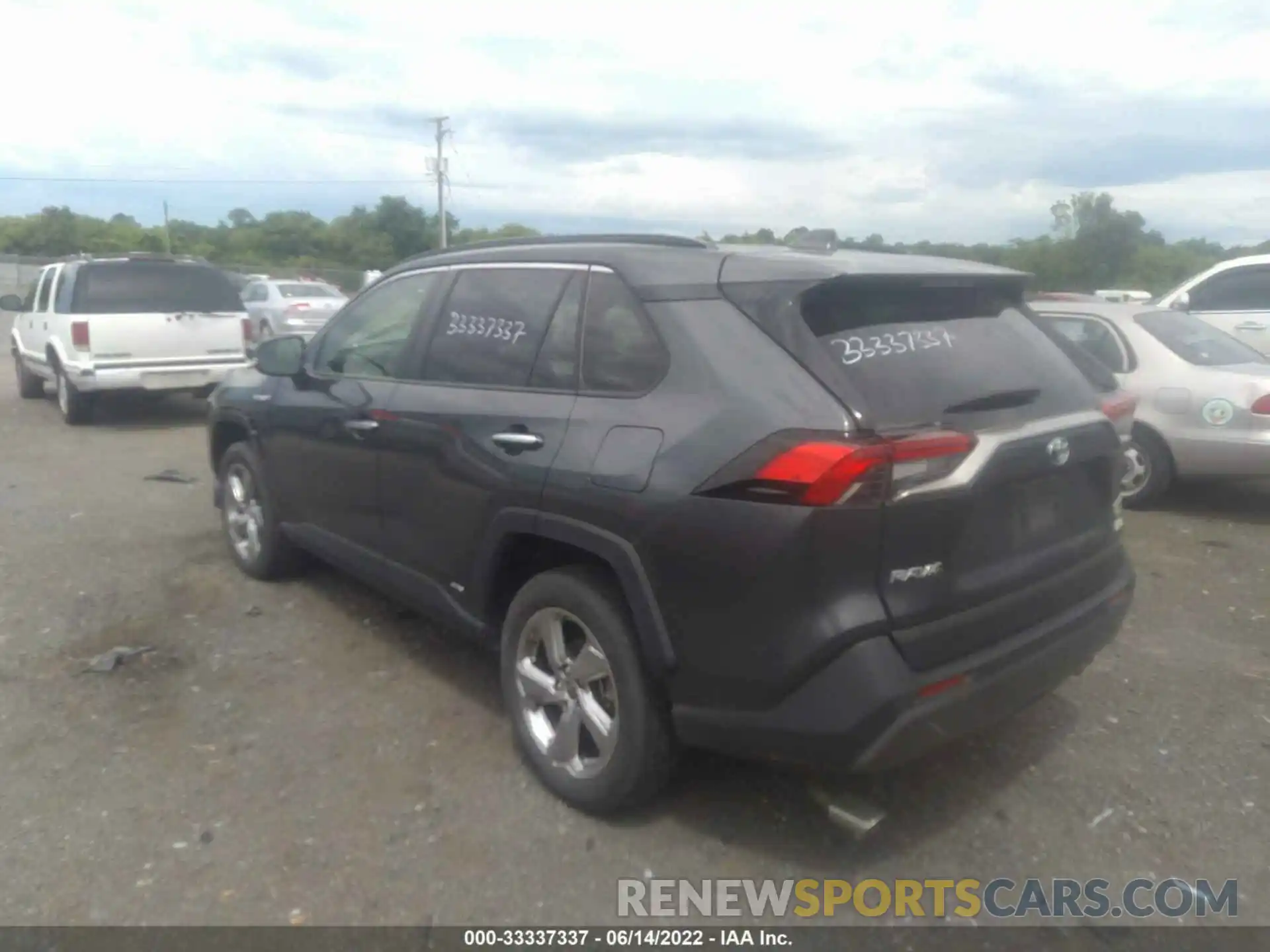 3 Photograph of a damaged car JTMDWRFVXLD541366 TOYOTA RAV4 2020