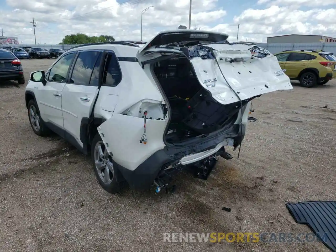 3 Photograph of a damaged car JTMDWRFVXLD541416 TOYOTA RAV4 2020