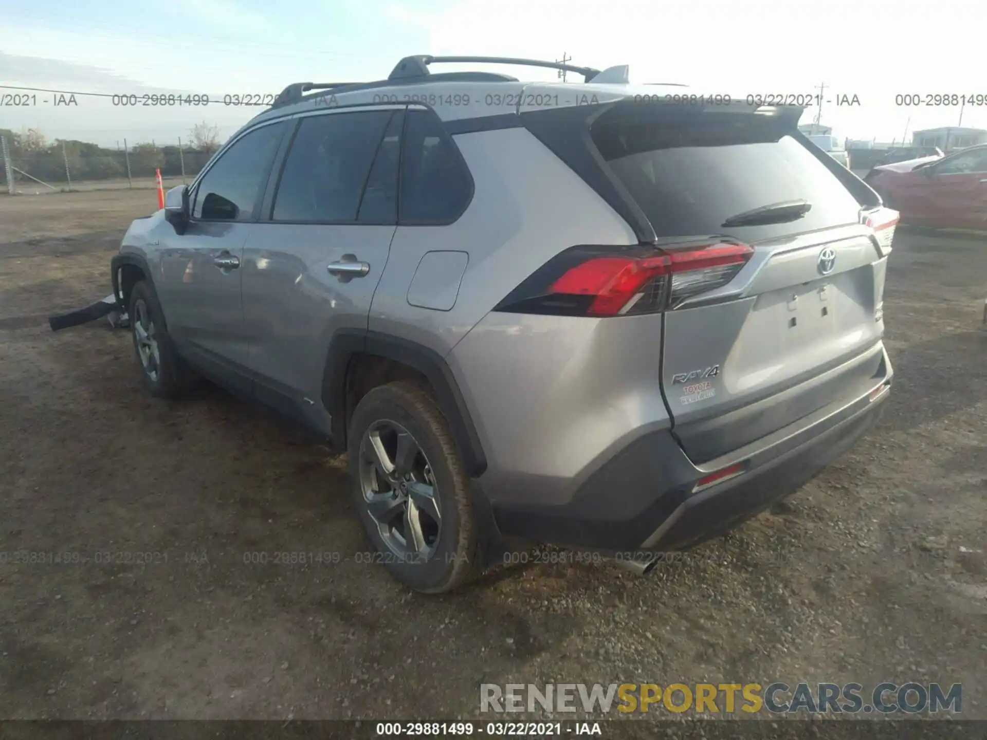 3 Фотография поврежденного автомобиля JTMDWRFVXLD542081 TOYOTA RAV4 2020