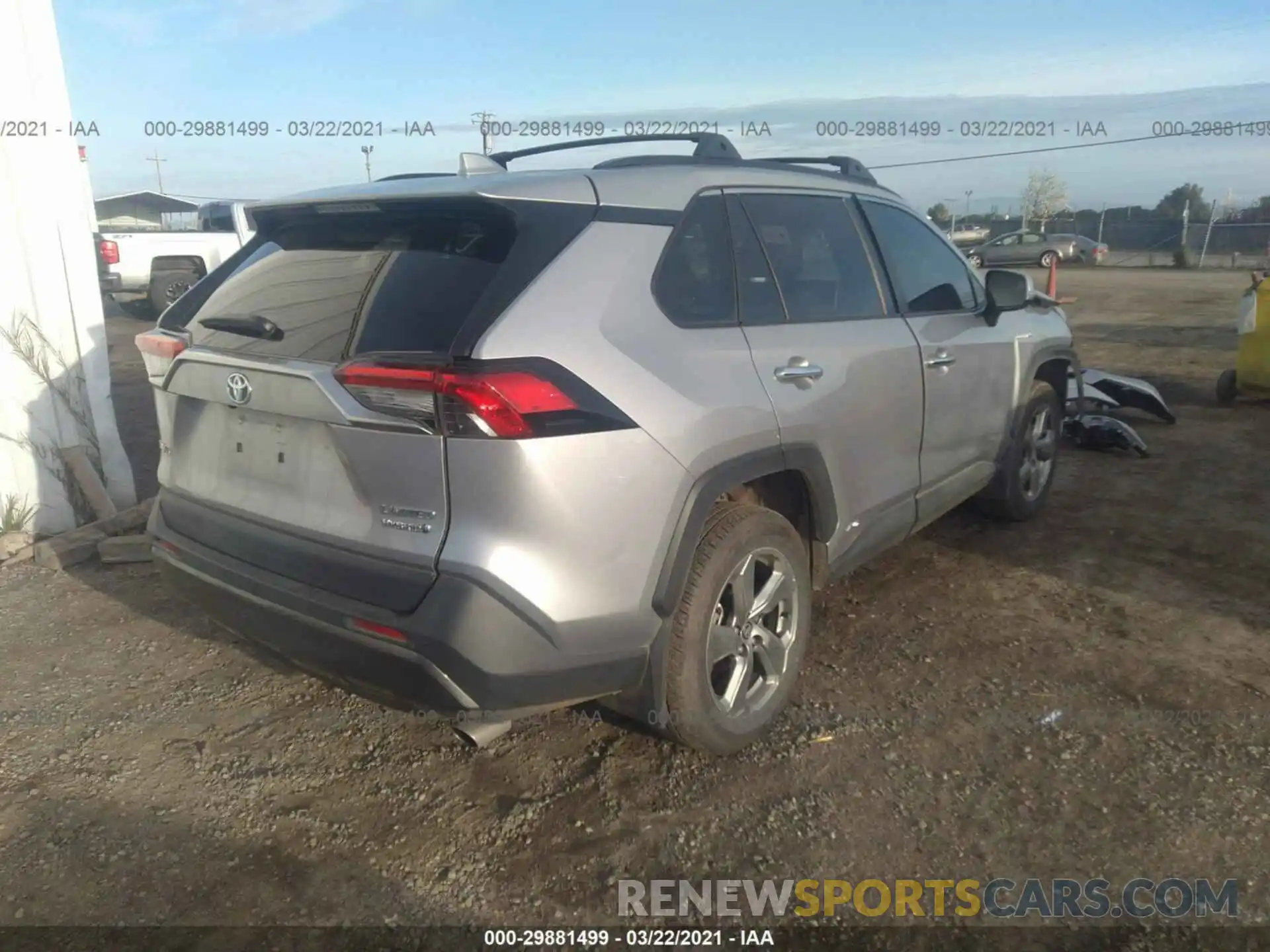 4 Фотография поврежденного автомобиля JTMDWRFVXLD542081 TOYOTA RAV4 2020