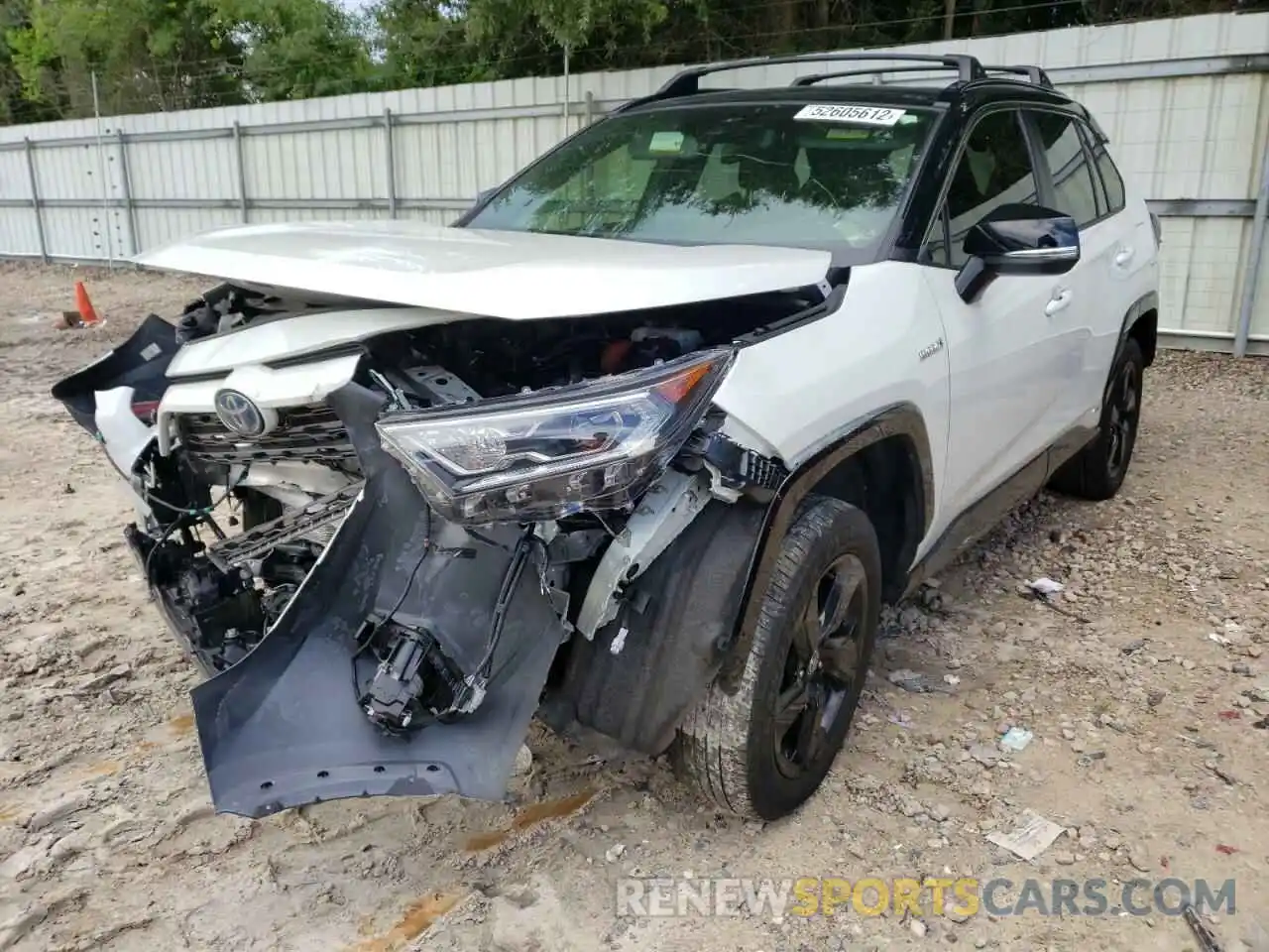 2 Photograph of a damaged car JTME6RFV1LJ001779 TOYOTA RAV4 2020