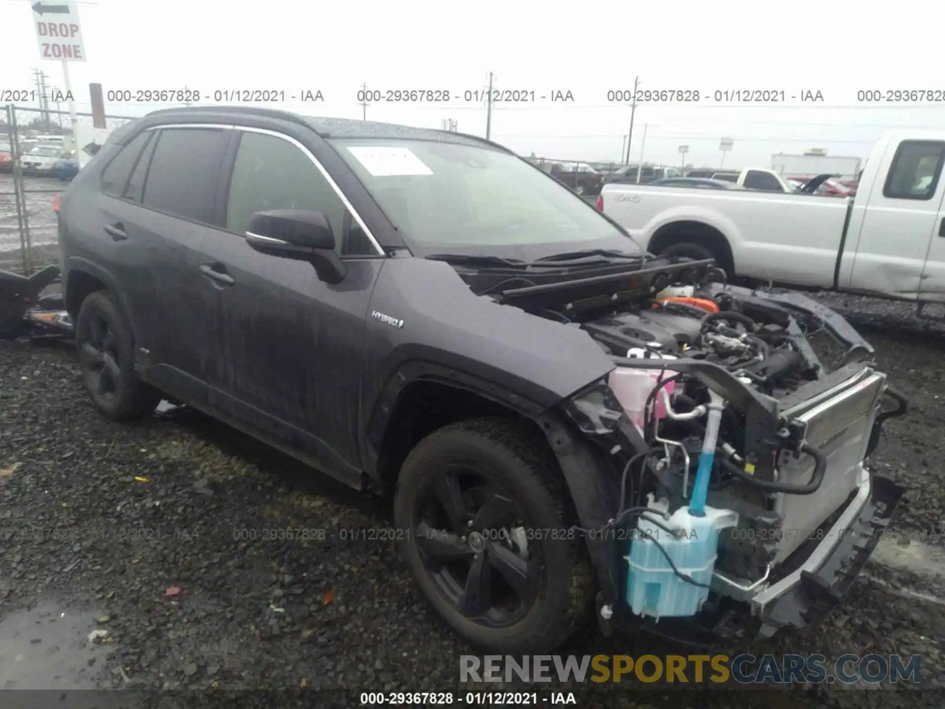 1 Photograph of a damaged car JTME6RFV2LD503263 TOYOTA RAV4 2020