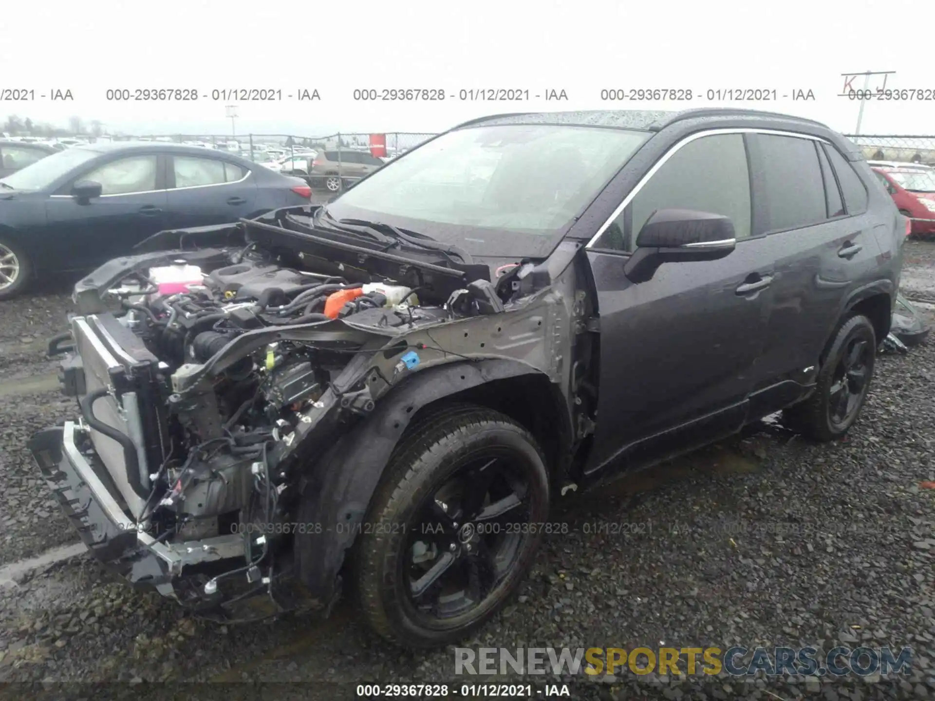 2 Photograph of a damaged car JTME6RFV2LD503263 TOYOTA RAV4 2020