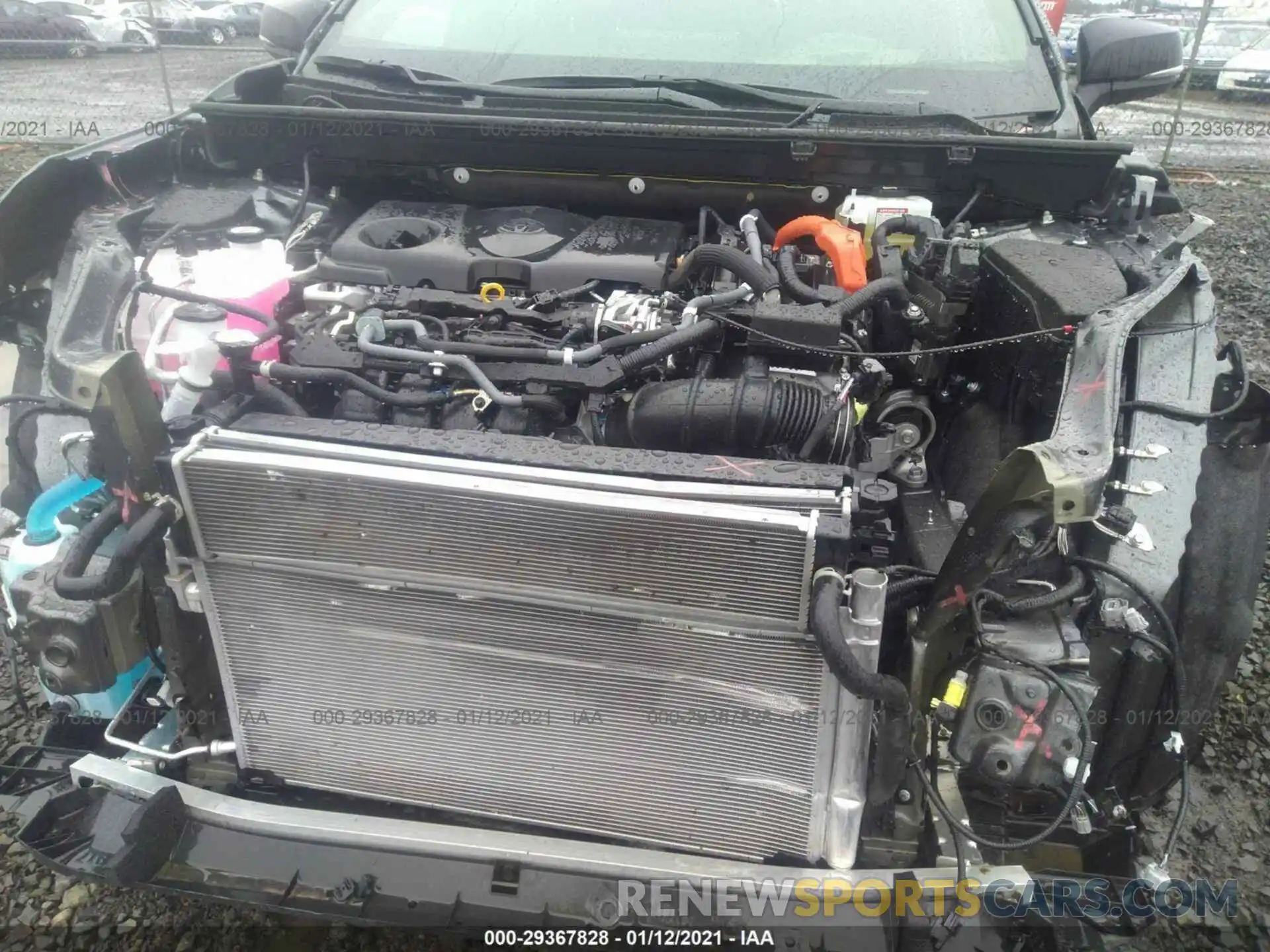 6 Photograph of a damaged car JTME6RFV2LD503263 TOYOTA RAV4 2020