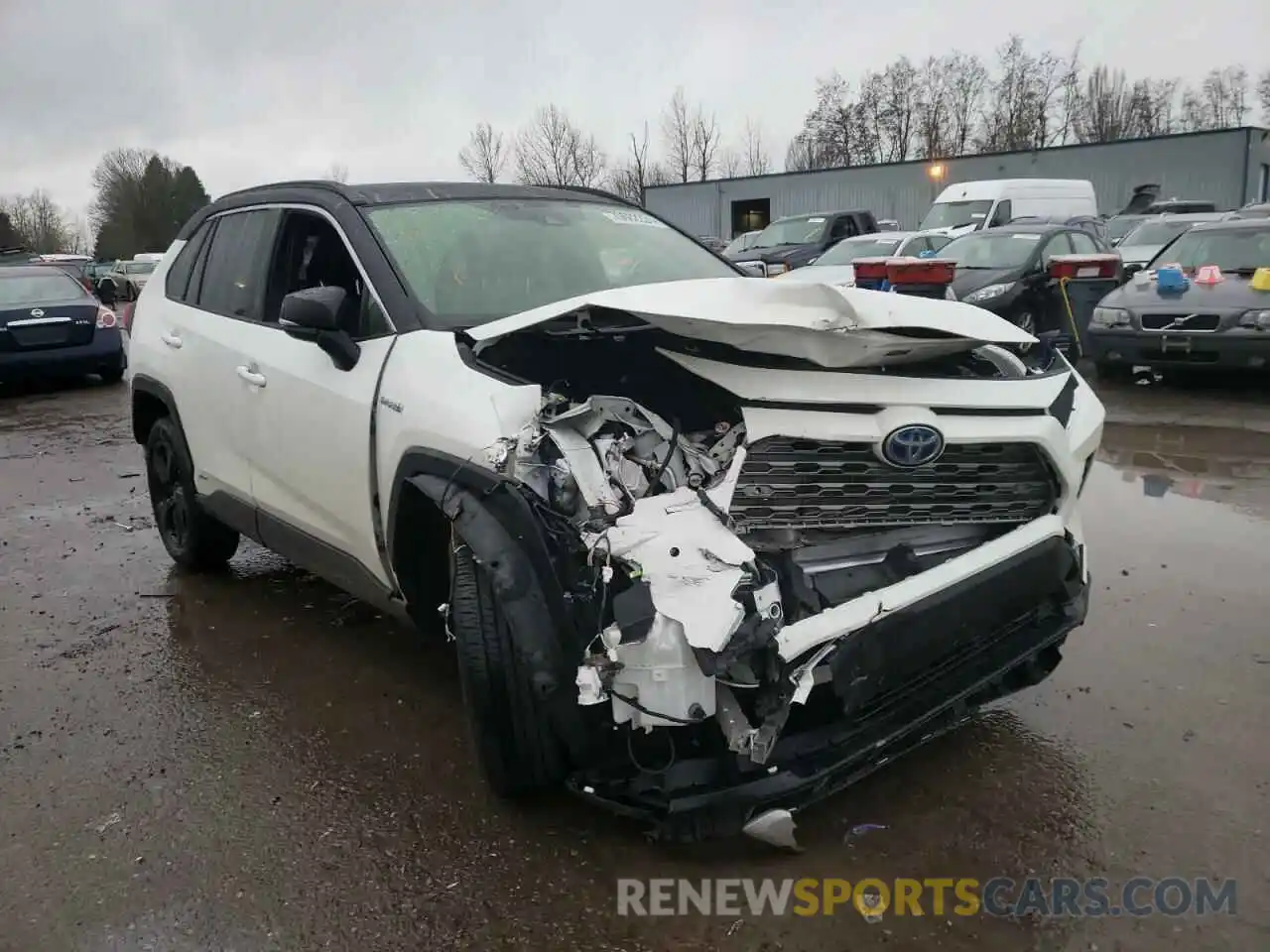 1 Photograph of a damaged car JTME6RFV3LD502235 TOYOTA RAV4 2020