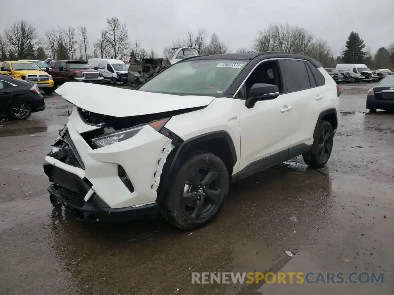 2 Photograph of a damaged car JTME6RFV3LD502235 TOYOTA RAV4 2020