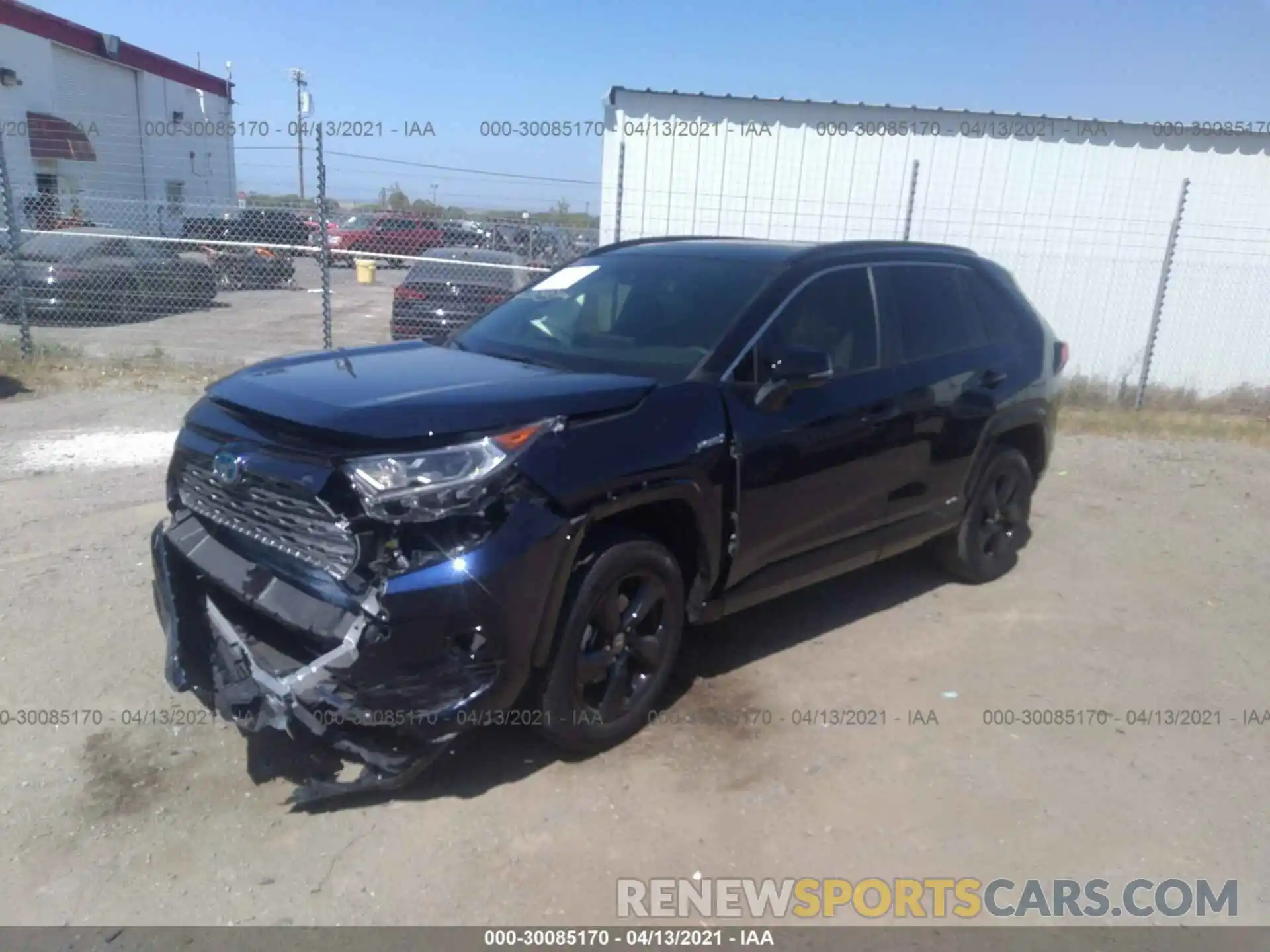 2 Photograph of a damaged car JTME6RFV4LD502034 TOYOTA RAV4 2020