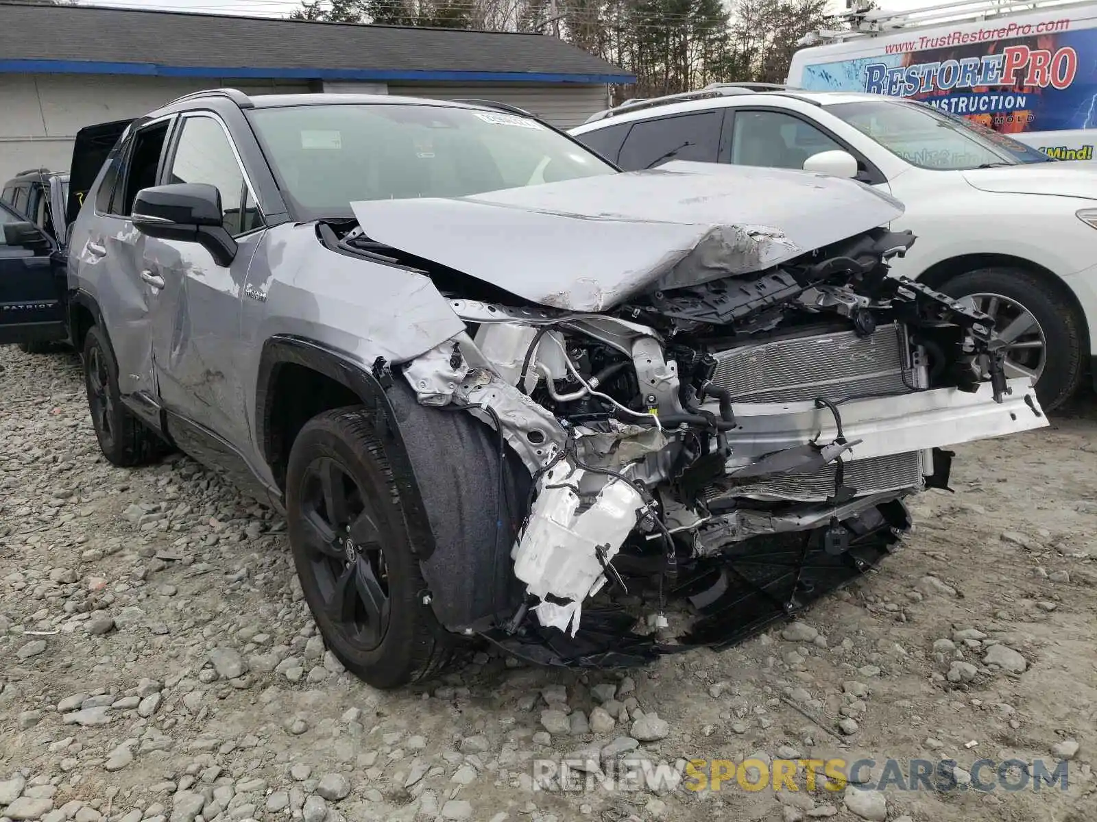 1 Photograph of a damaged car JTME6RFV5LD500941 TOYOTA RAV4 2020