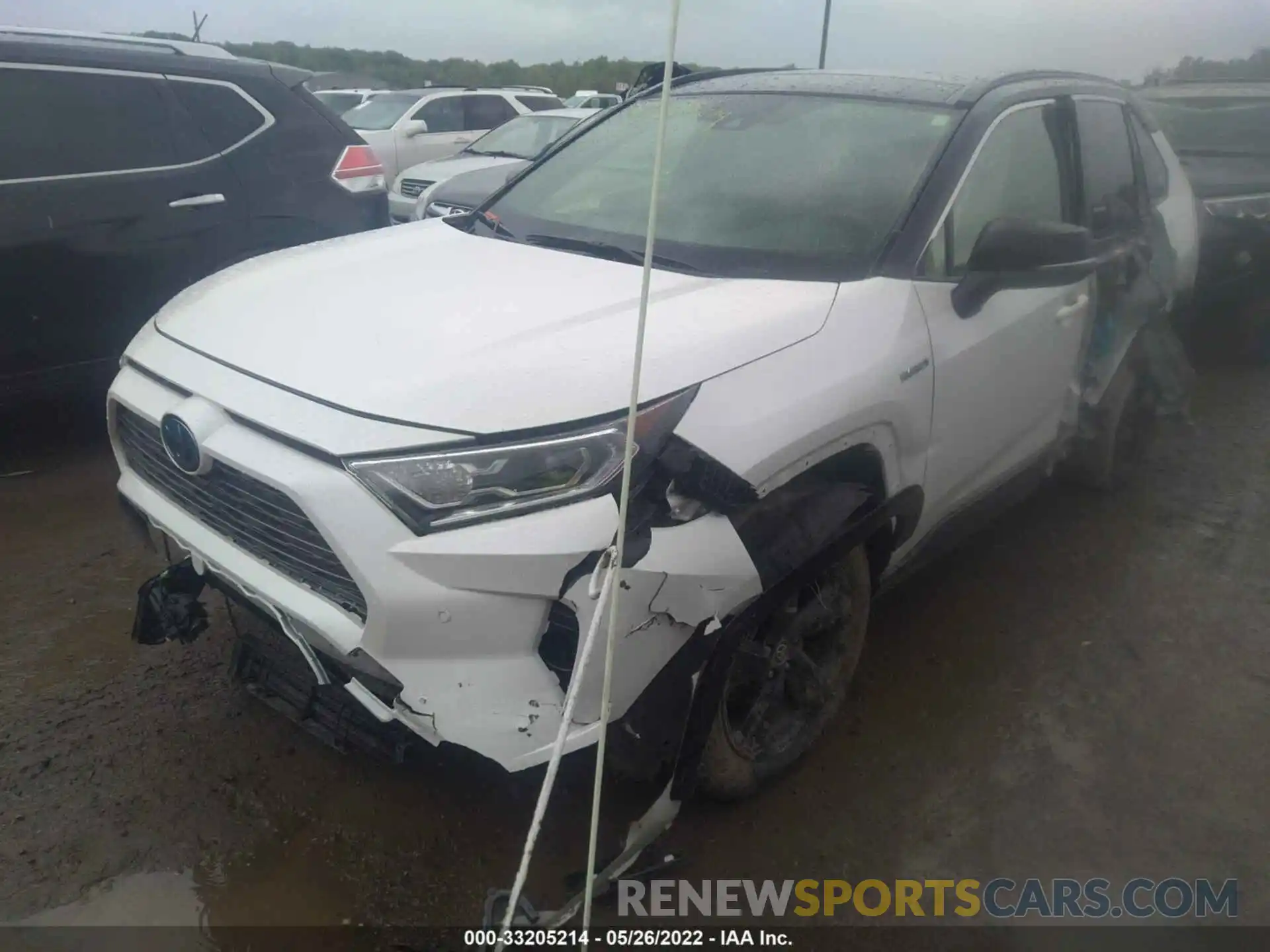 2 Photograph of a damaged car JTME6RFV7LJ001589 TOYOTA RAV4 2020