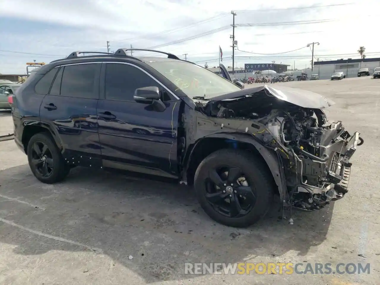 1 Photograph of a damaged car JTME6RFV9LD502014 TOYOTA RAV4 2020