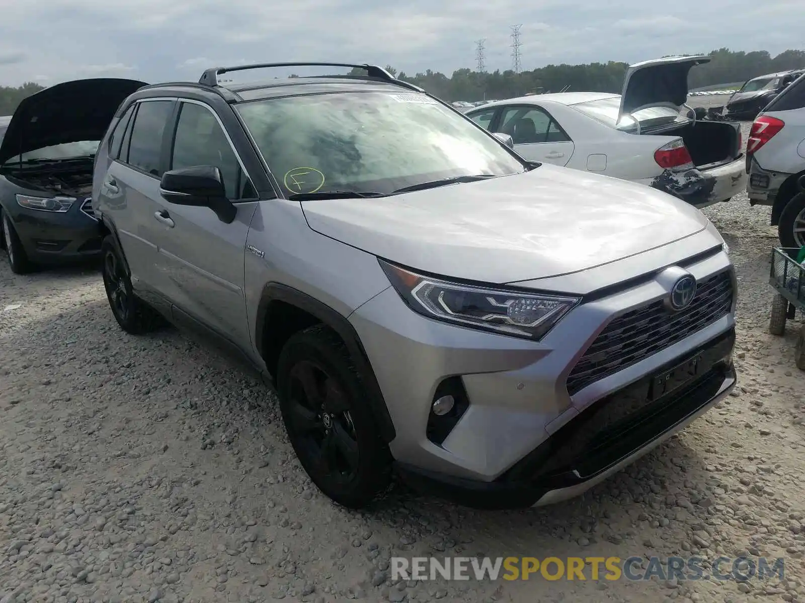 1 Photograph of a damaged car JTMEWRFV0LD530817 TOYOTA RAV4 2020