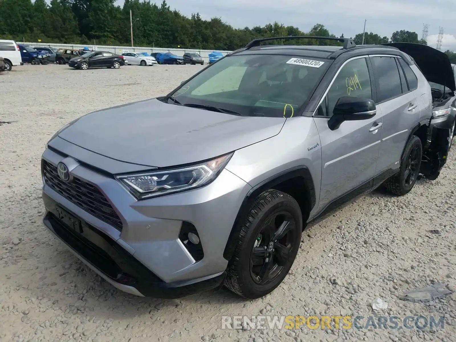 2 Photograph of a damaged car JTMEWRFV0LD530817 TOYOTA RAV4 2020