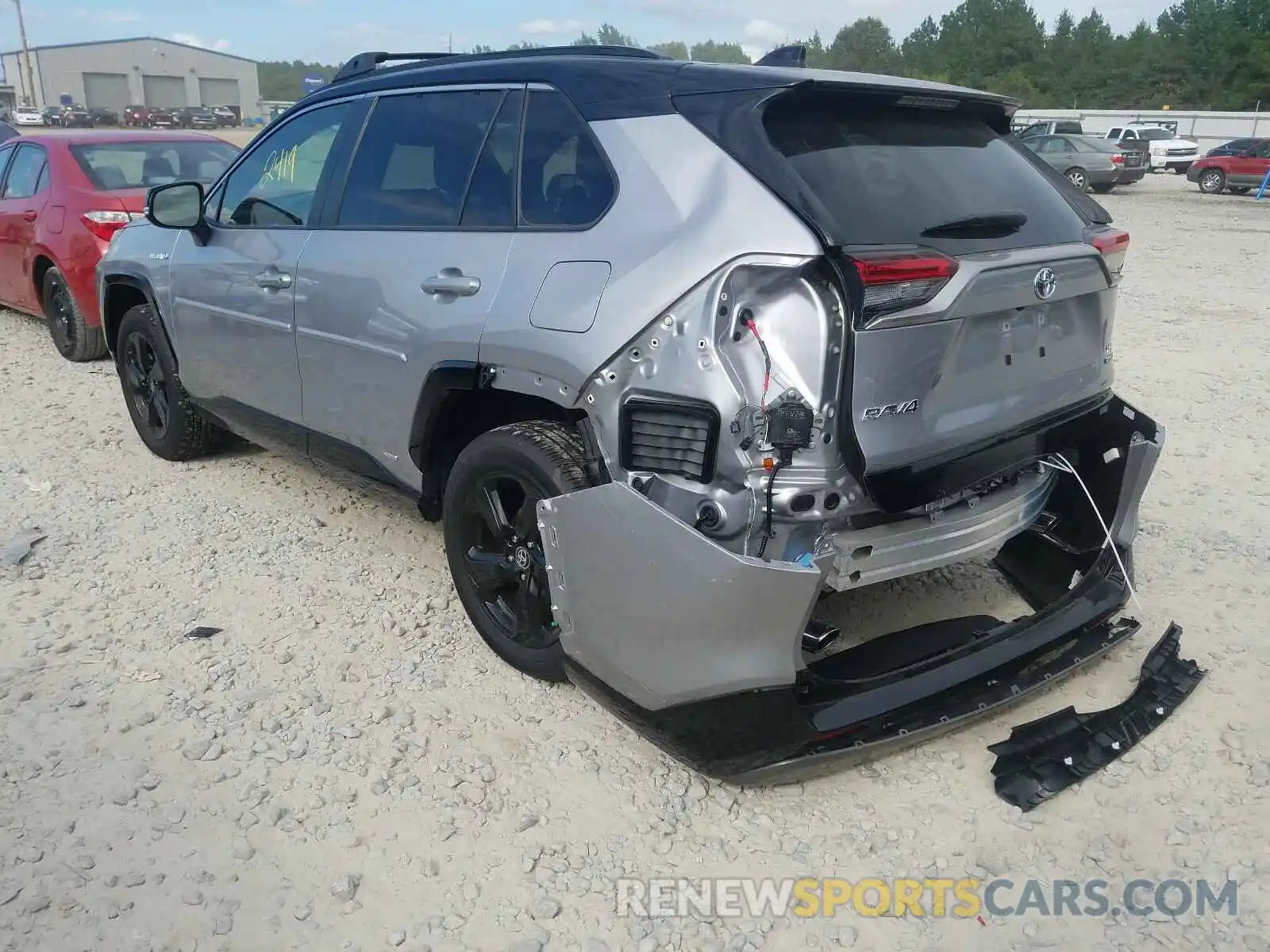 3 Photograph of a damaged car JTMEWRFV0LD530817 TOYOTA RAV4 2020