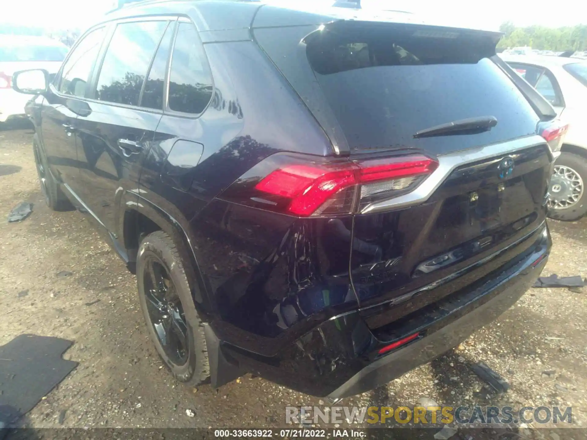 3 Photograph of a damaged car JTMEWRFV0LJ038404 TOYOTA RAV4 2020