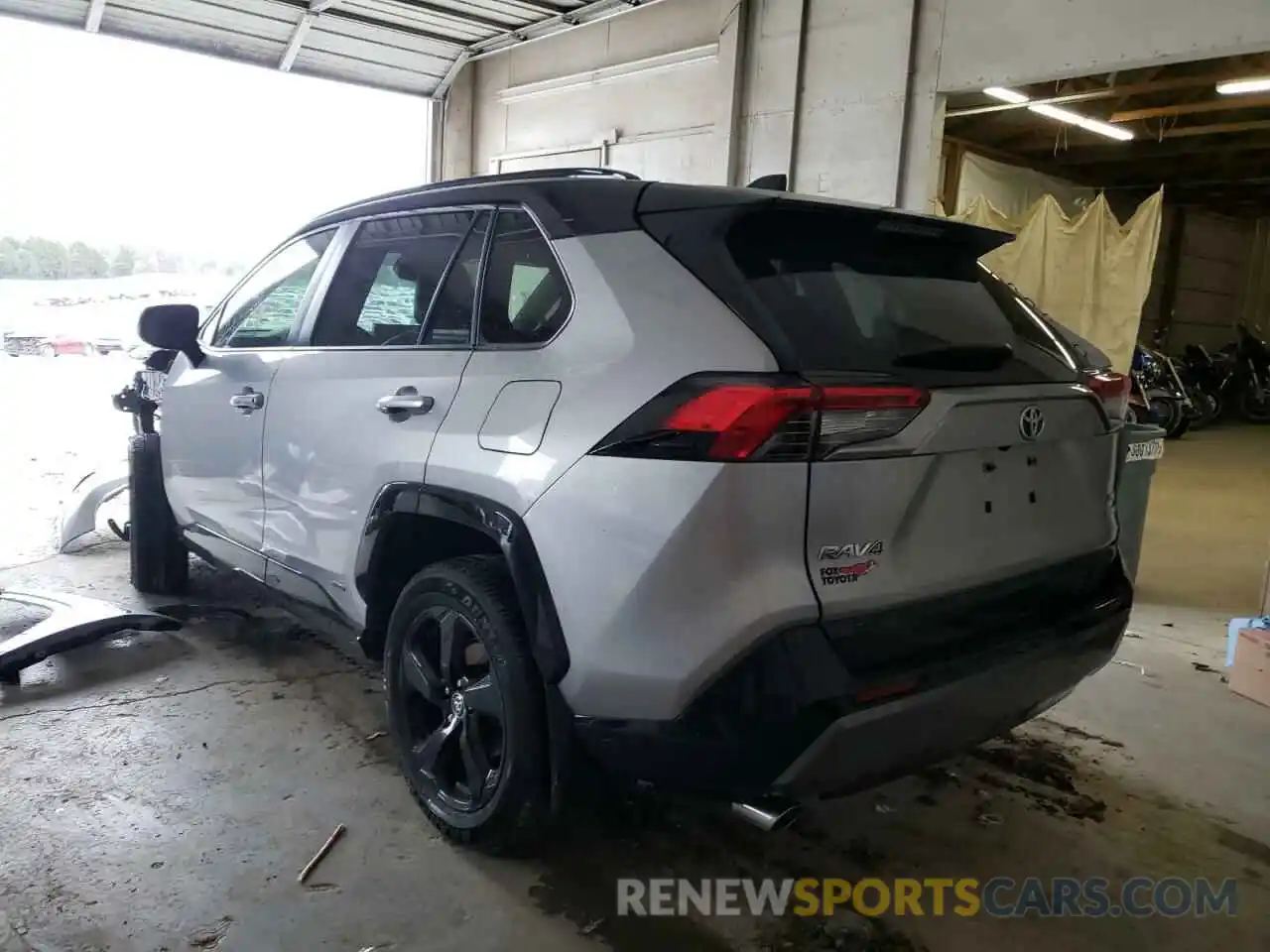 3 Photograph of a damaged car JTMEWRFV0LJ045711 TOYOTA RAV4 2020