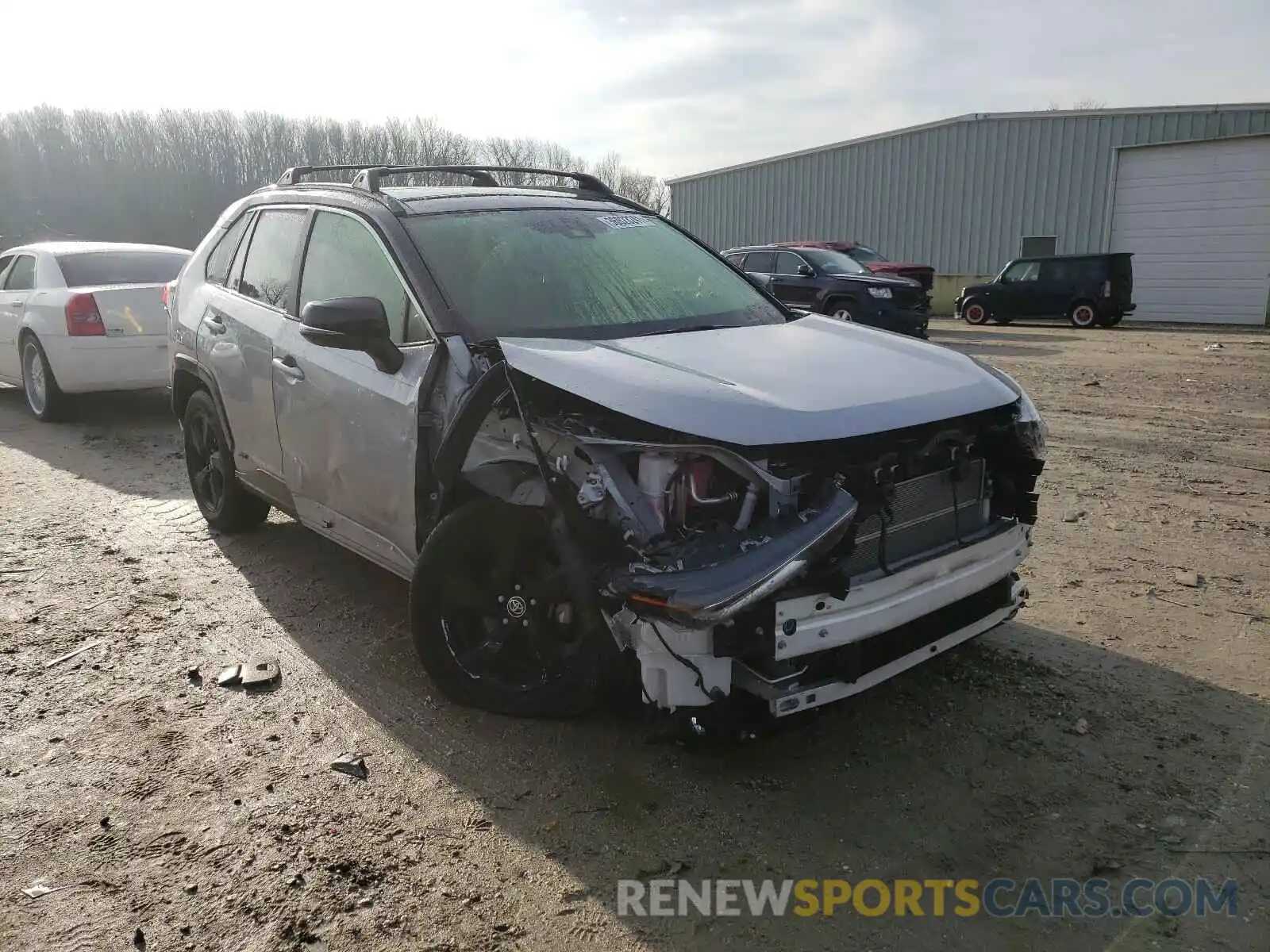 1 Photograph of a damaged car JTMEWRFV1LD541003 TOYOTA RAV4 2020