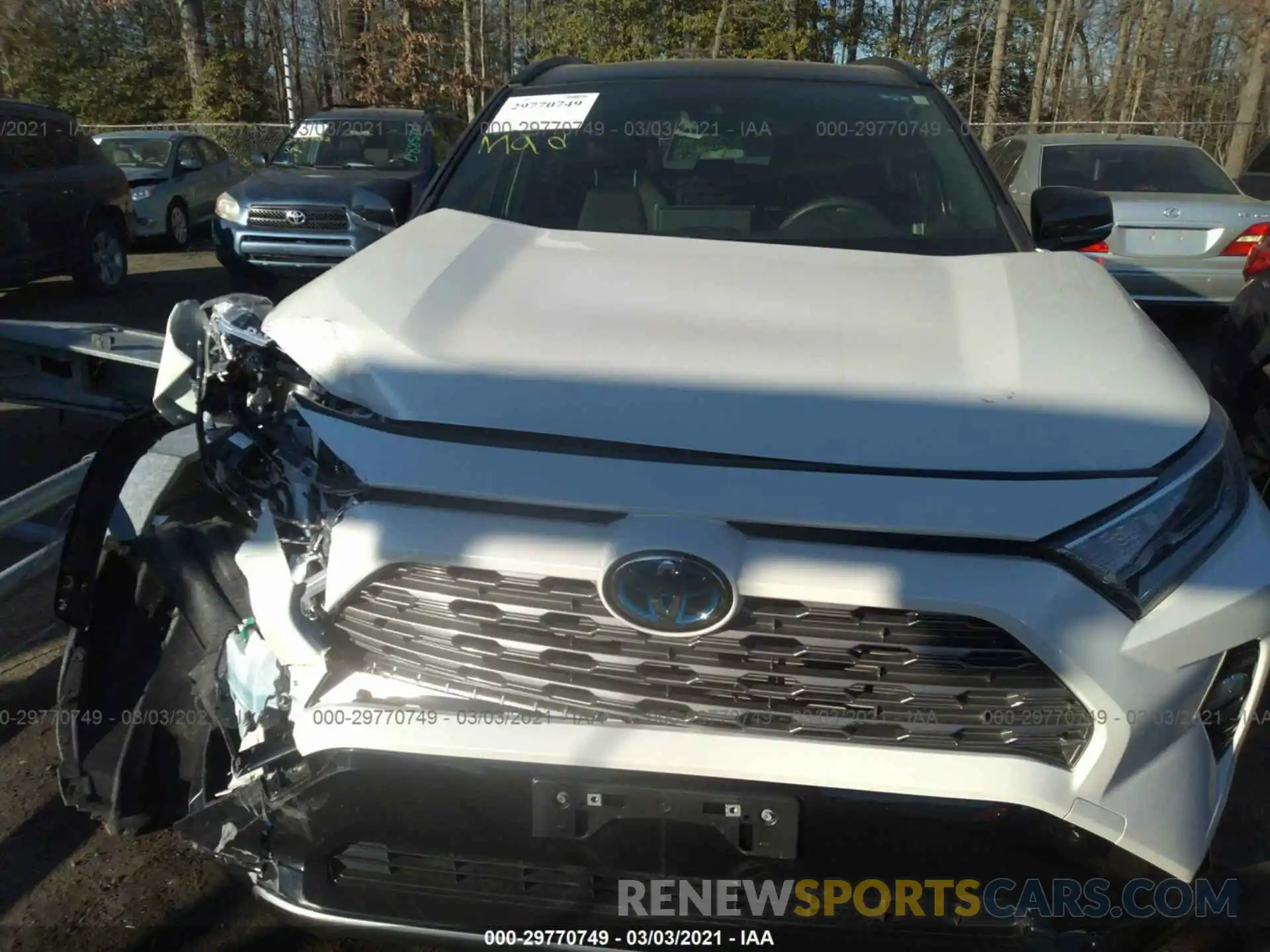 10 Photograph of a damaged car JTMEWRFV1LD541194 TOYOTA RAV4 2020