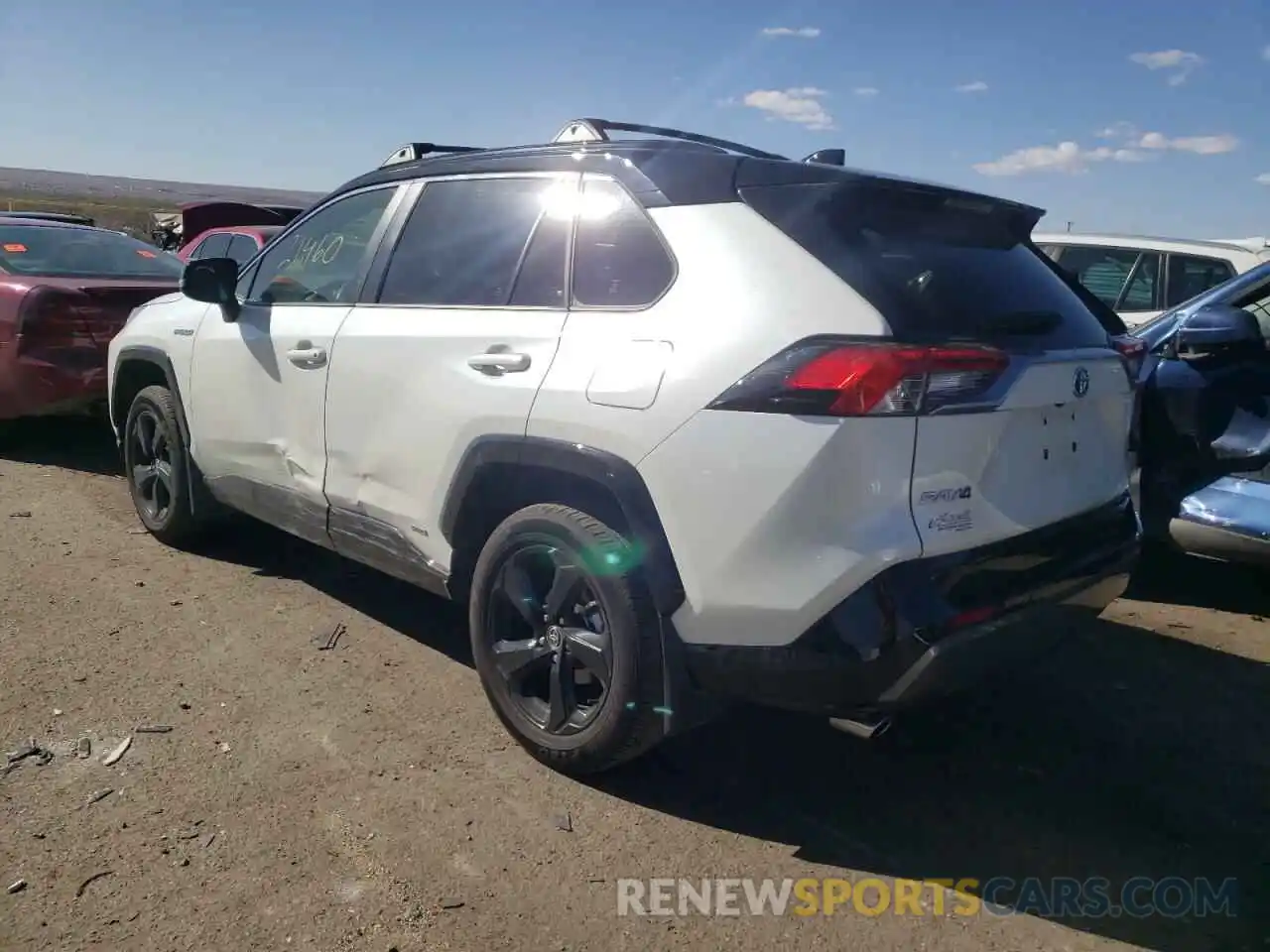 3 Photograph of a damaged car JTMEWRFV1LD546010 TOYOTA RAV4 2020