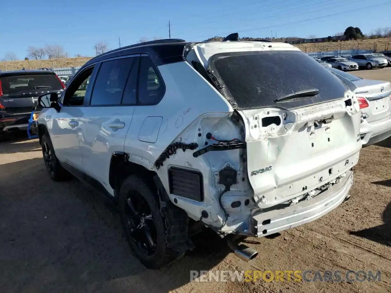 2 Photograph of a damaged car JTMEWRFV1LD547013 TOYOTA RAV4 2020