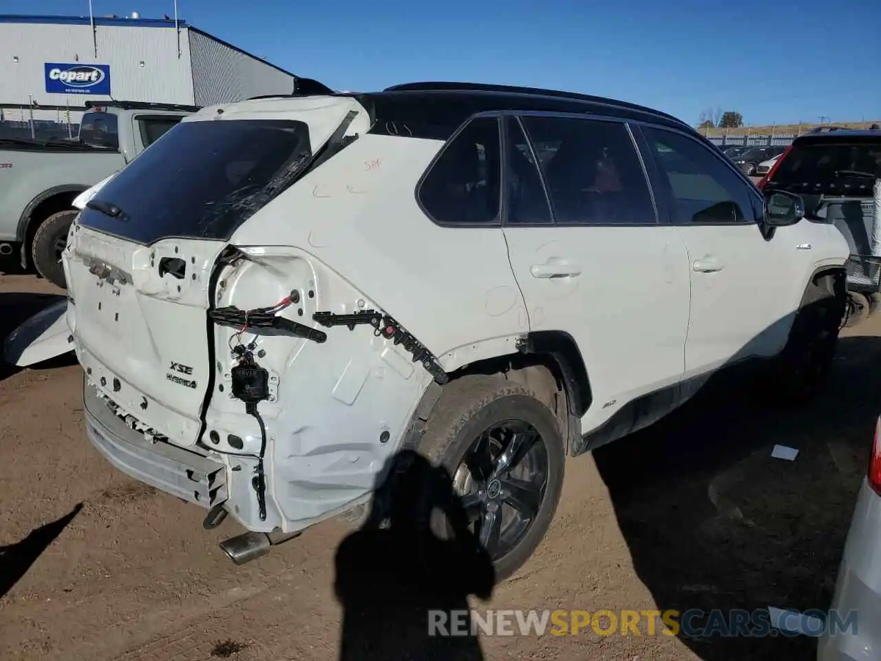 3 Photograph of a damaged car JTMEWRFV1LD547013 TOYOTA RAV4 2020