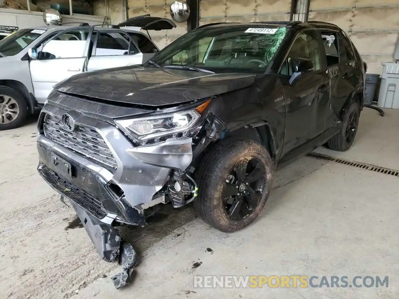 2 Photograph of a damaged car JTMEWRFV1LD547206 TOYOTA RAV4 2020