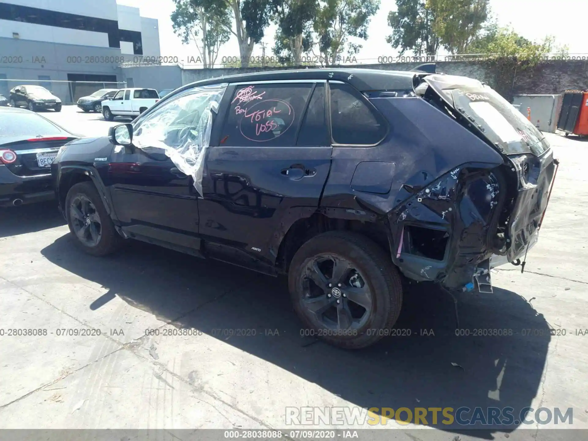 3 Photograph of a damaged car JTMEWRFV1LJ035477 TOYOTA RAV4 2020