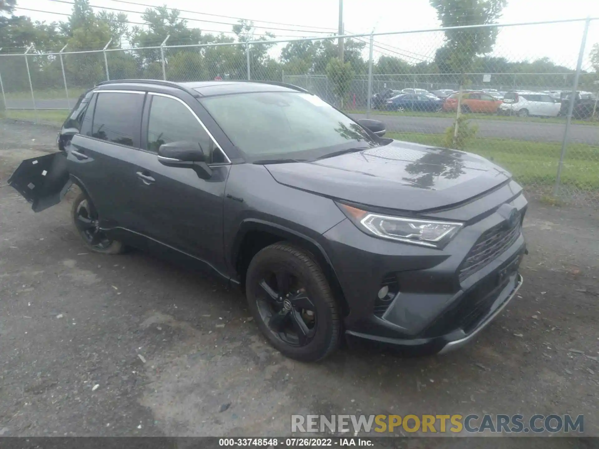 1 Photograph of a damaged car JTMEWRFV2LD526283 TOYOTA RAV4 2020