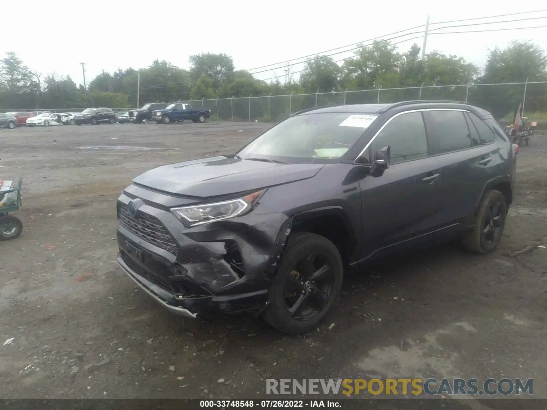 2 Photograph of a damaged car JTMEWRFV2LD526283 TOYOTA RAV4 2020