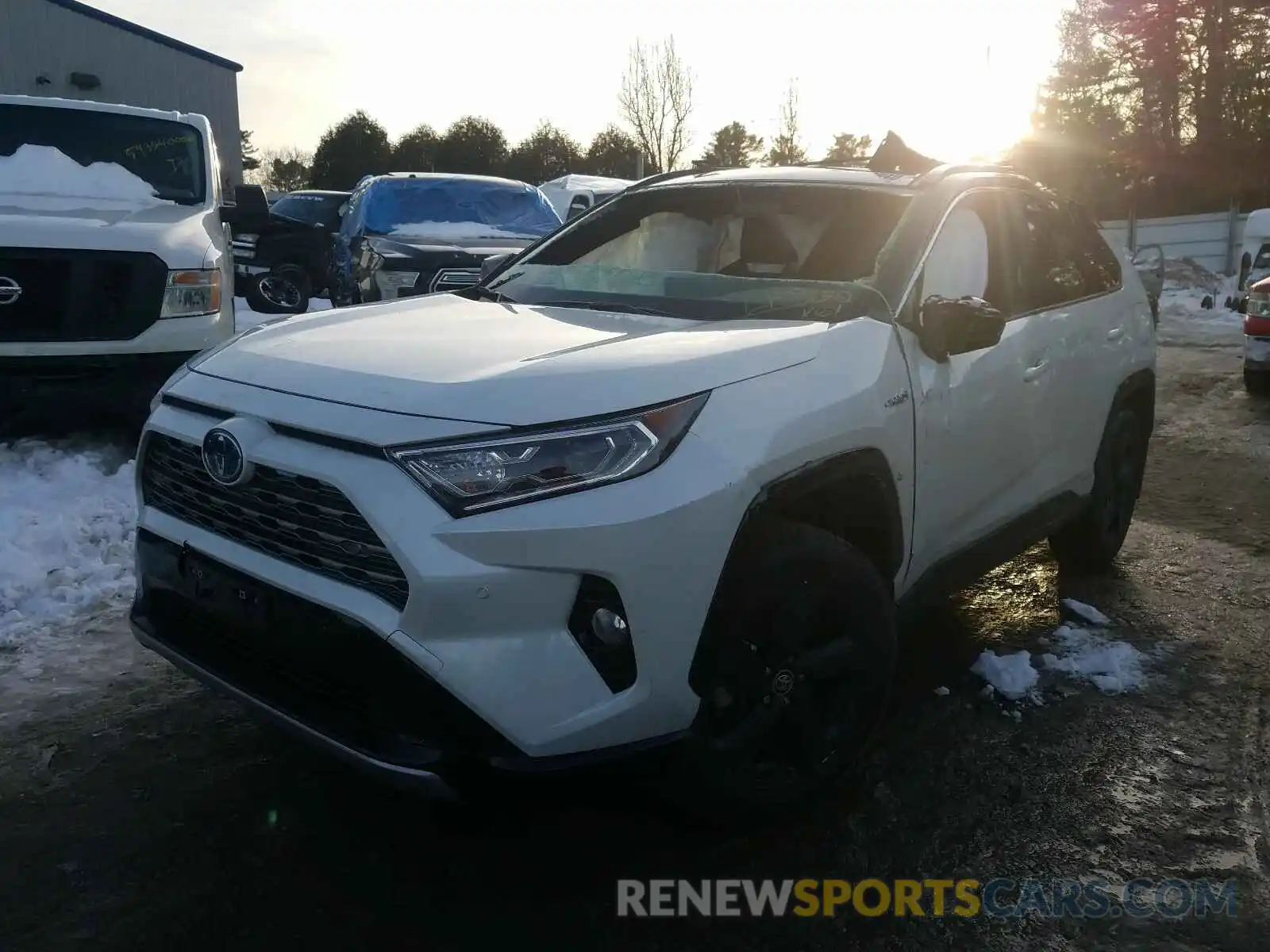 2 Photograph of a damaged car JTMEWRFV2LD531922 TOYOTA RAV4 2020