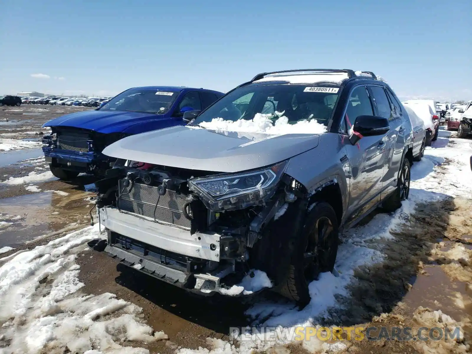 2 Photograph of a damaged car JTMEWRFV2LD539972 TOYOTA RAV4 2020