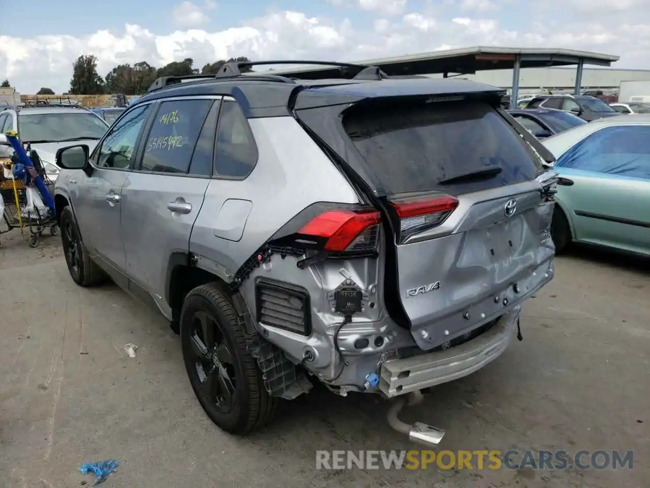 3 Photograph of a damaged car JTMEWRFV2LD540376 TOYOTA RAV4 2020