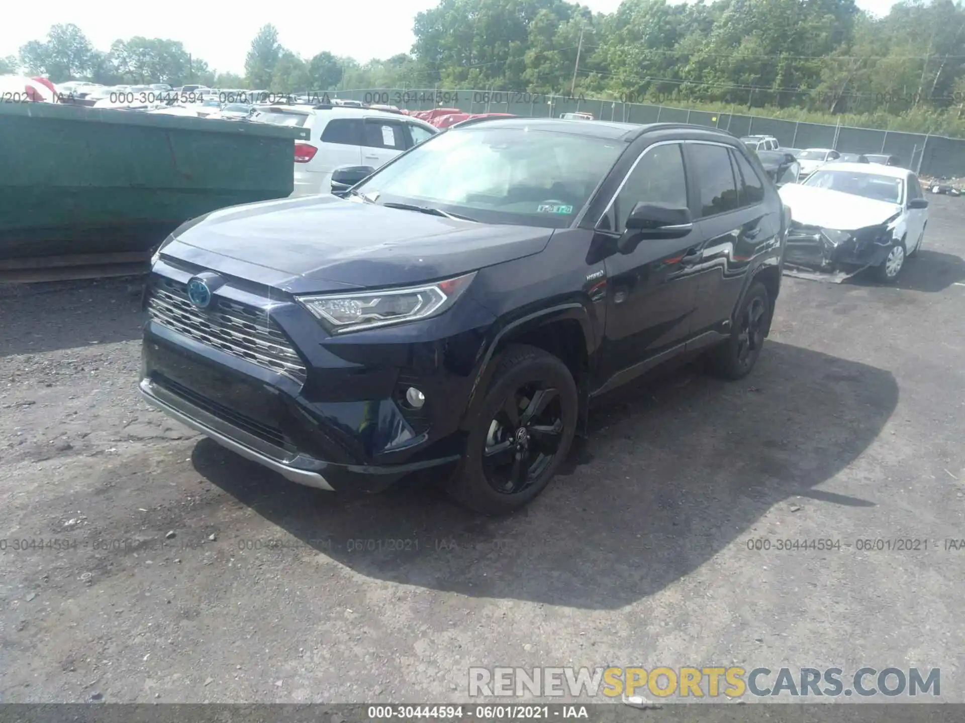 2 Photograph of a damaged car JTMEWRFV2LD546999 TOYOTA RAV4 2020