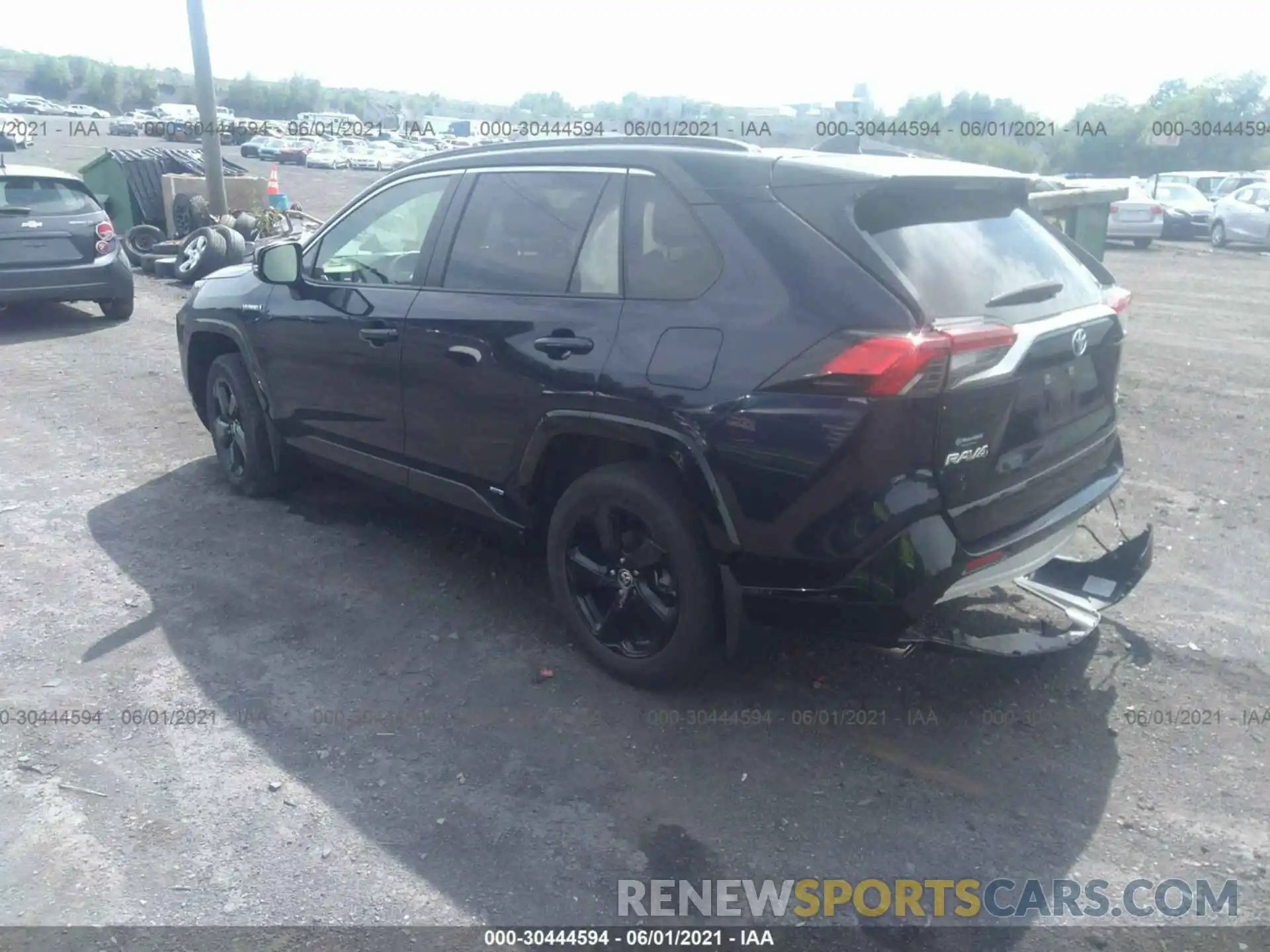 3 Photograph of a damaged car JTMEWRFV2LD546999 TOYOTA RAV4 2020