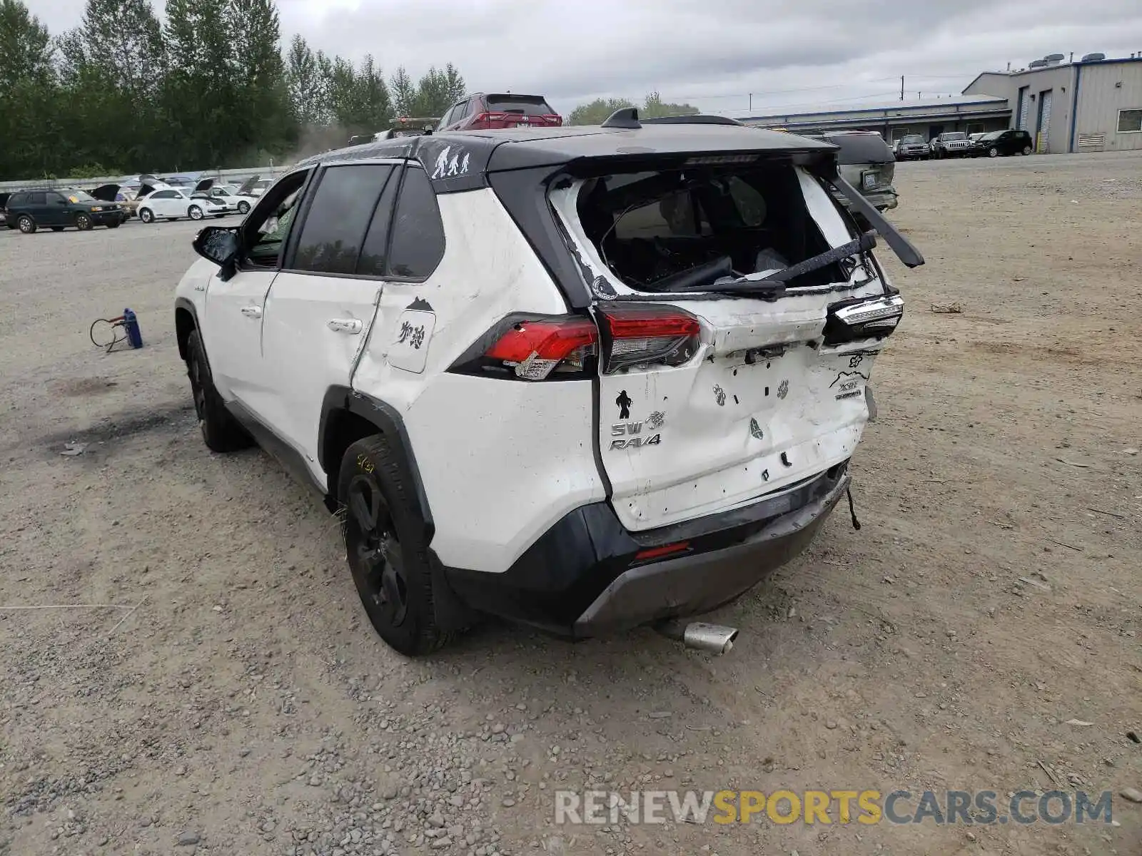 3 Photograph of a damaged car JTMEWRFV2LJ041207 TOYOTA RAV4 2020