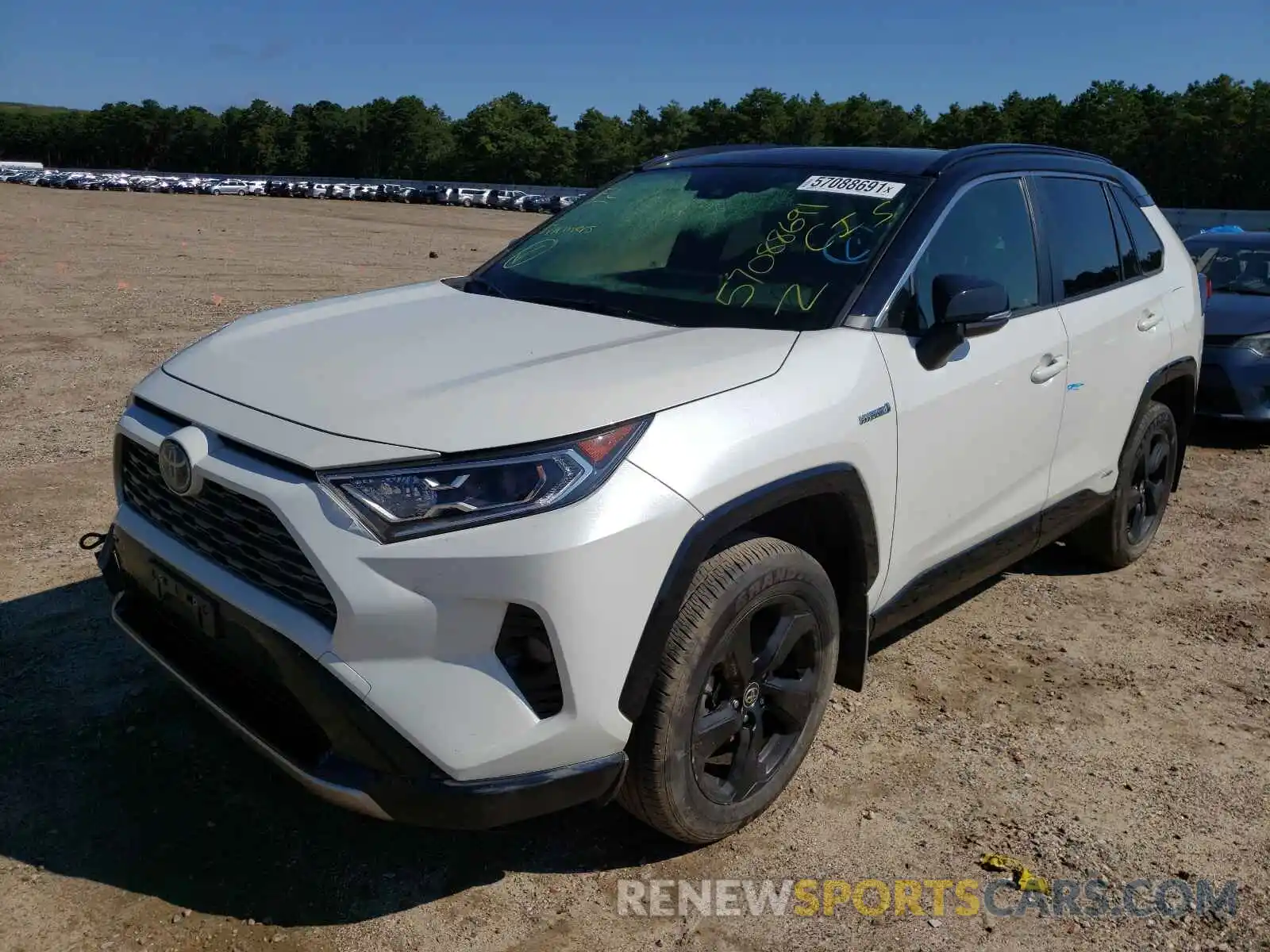 2 Photograph of a damaged car JTMEWRFV2LJ041692 TOYOTA RAV4 2020