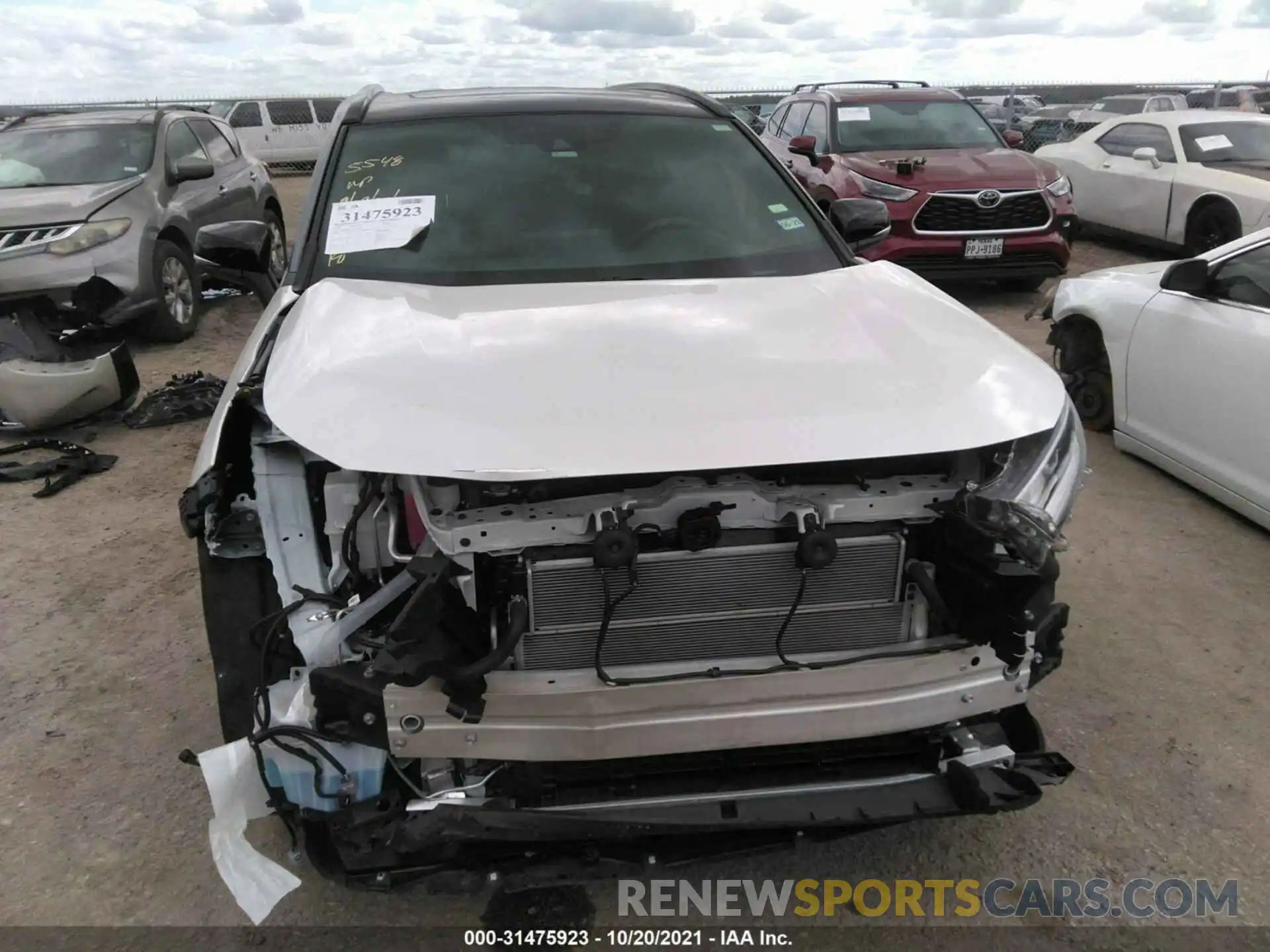 6 Photograph of a damaged car JTMEWRFV2LJ049985 TOYOTA RAV4 2020