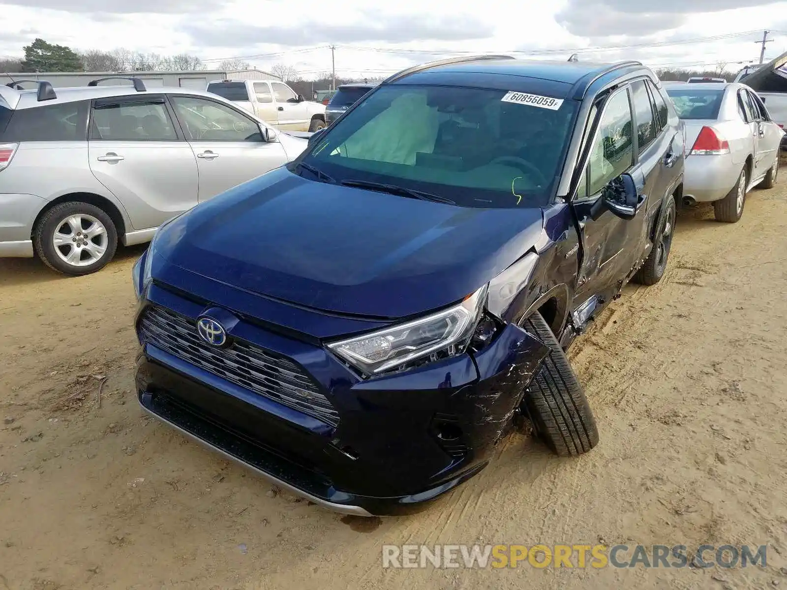 2 Photograph of a damaged car JTMEWRFV3LD526034 TOYOTA RAV4 2020