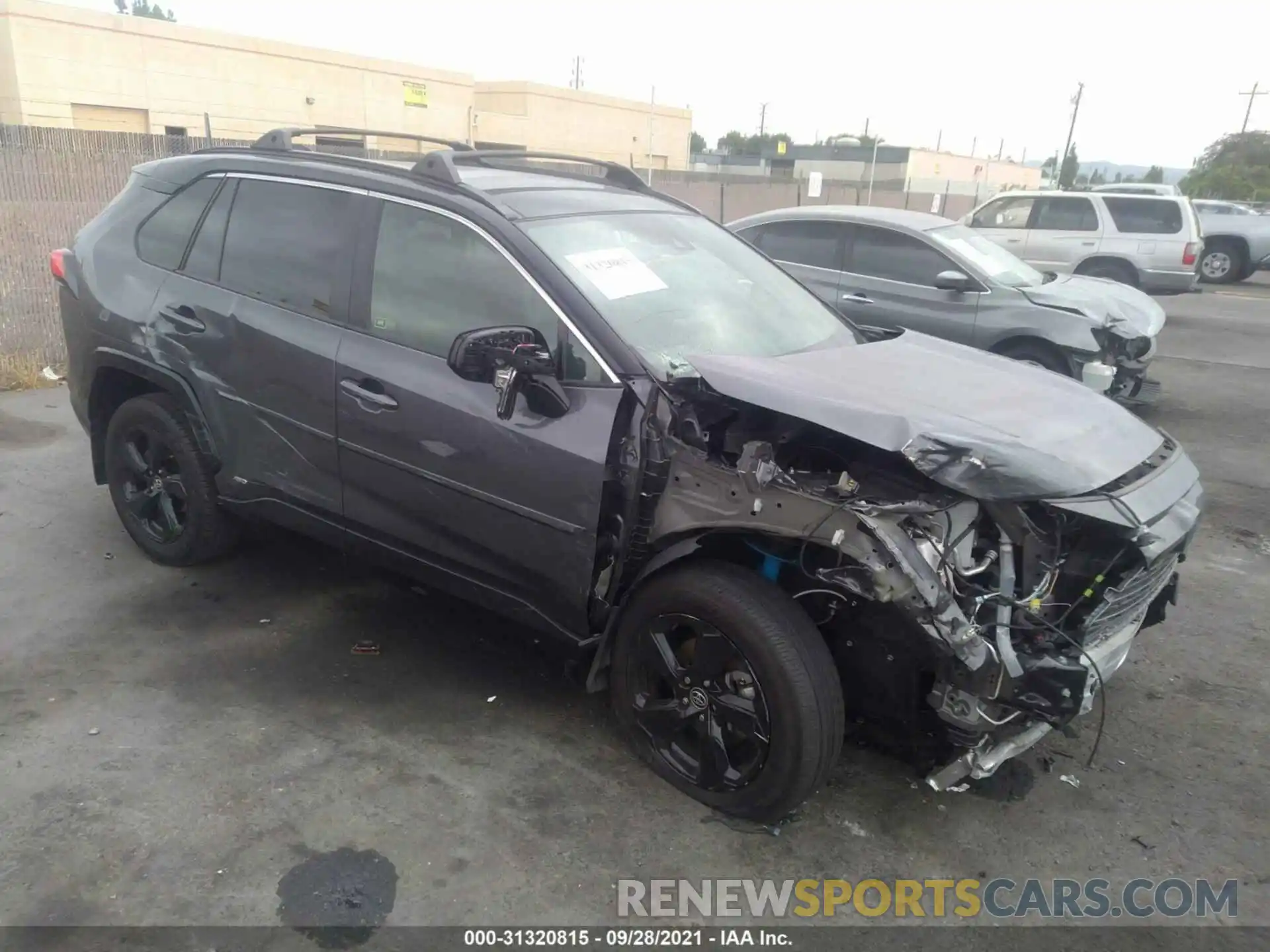 1 Photograph of a damaged car JTMEWRFV3LD533257 TOYOTA RAV4 2020