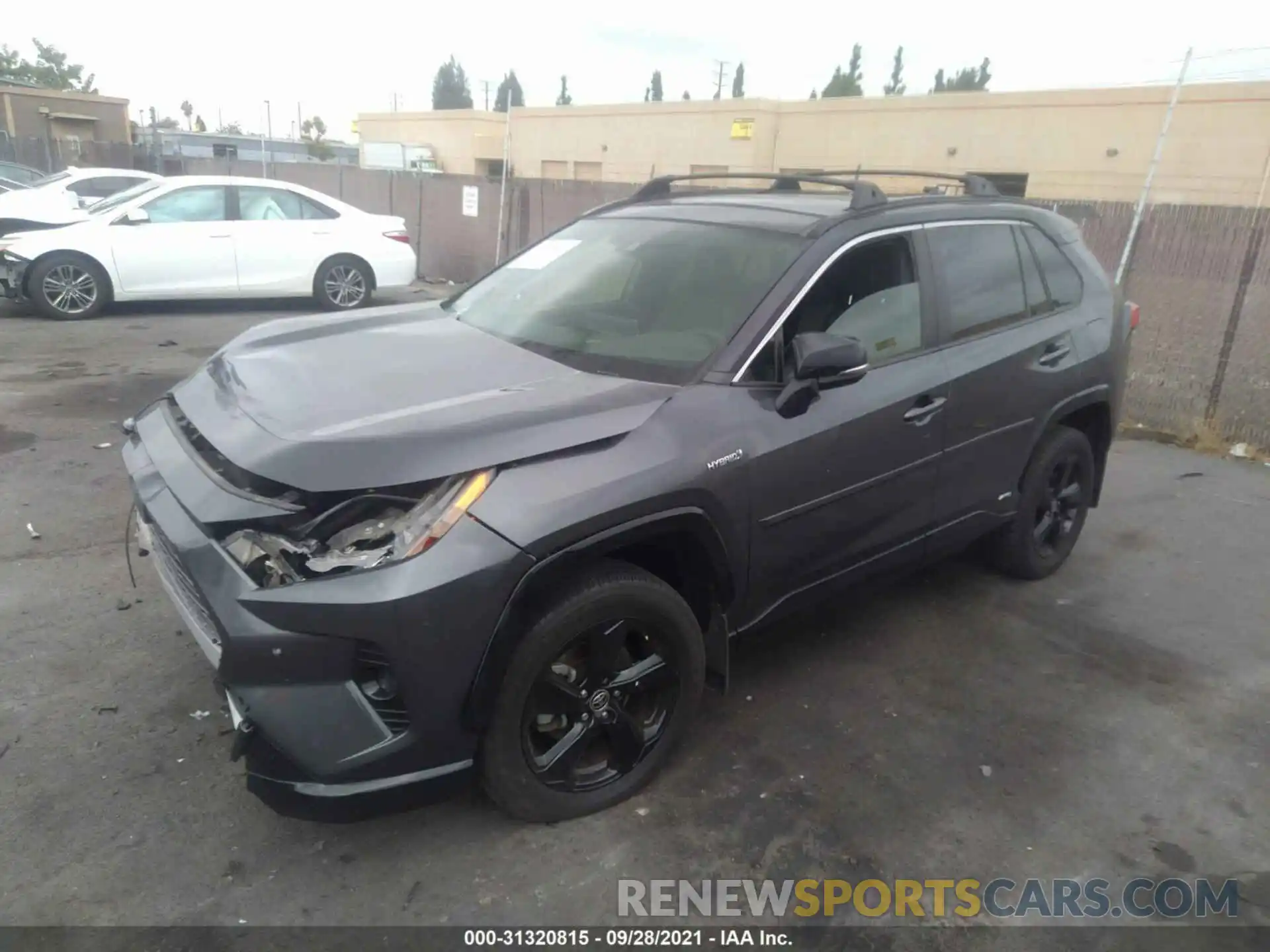 2 Photograph of a damaged car JTMEWRFV3LD533257 TOYOTA RAV4 2020