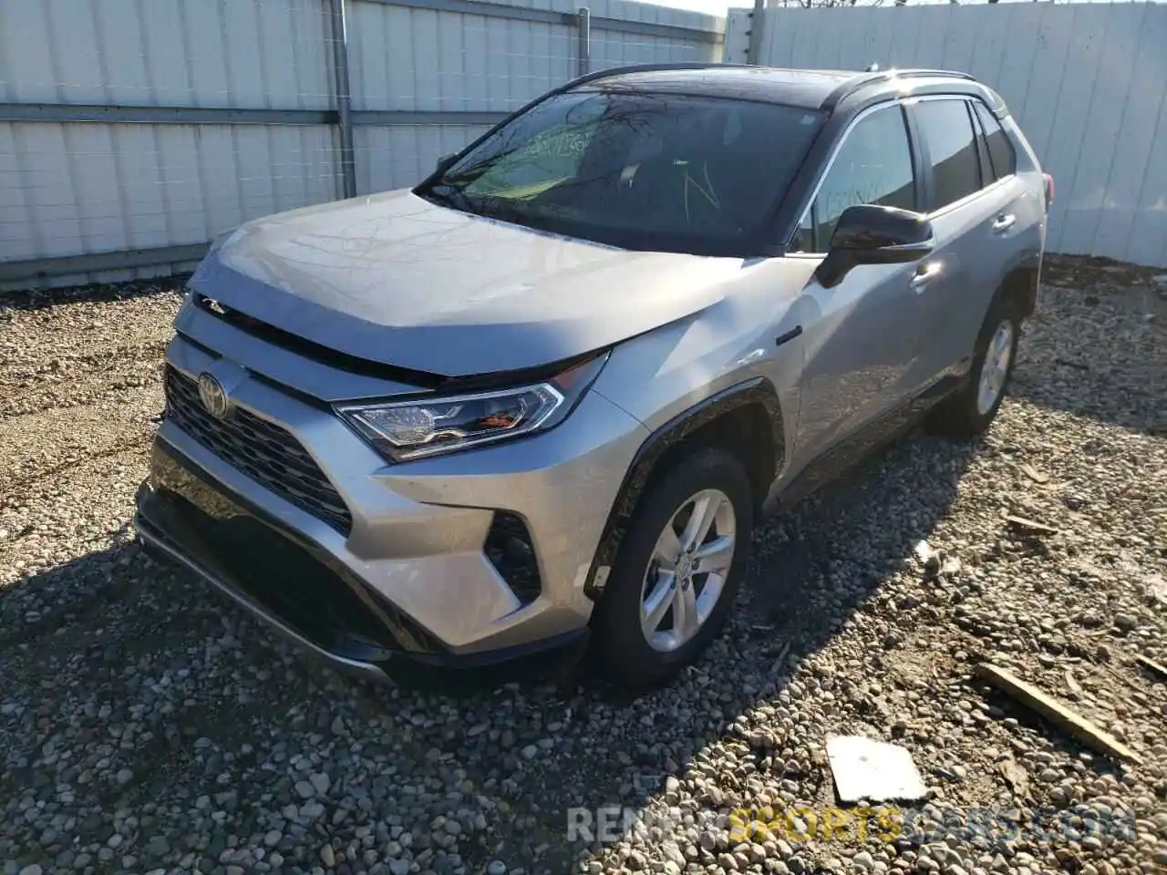 2 Photograph of a damaged car JTMEWRFV3LJ032533 TOYOTA RAV4 2020