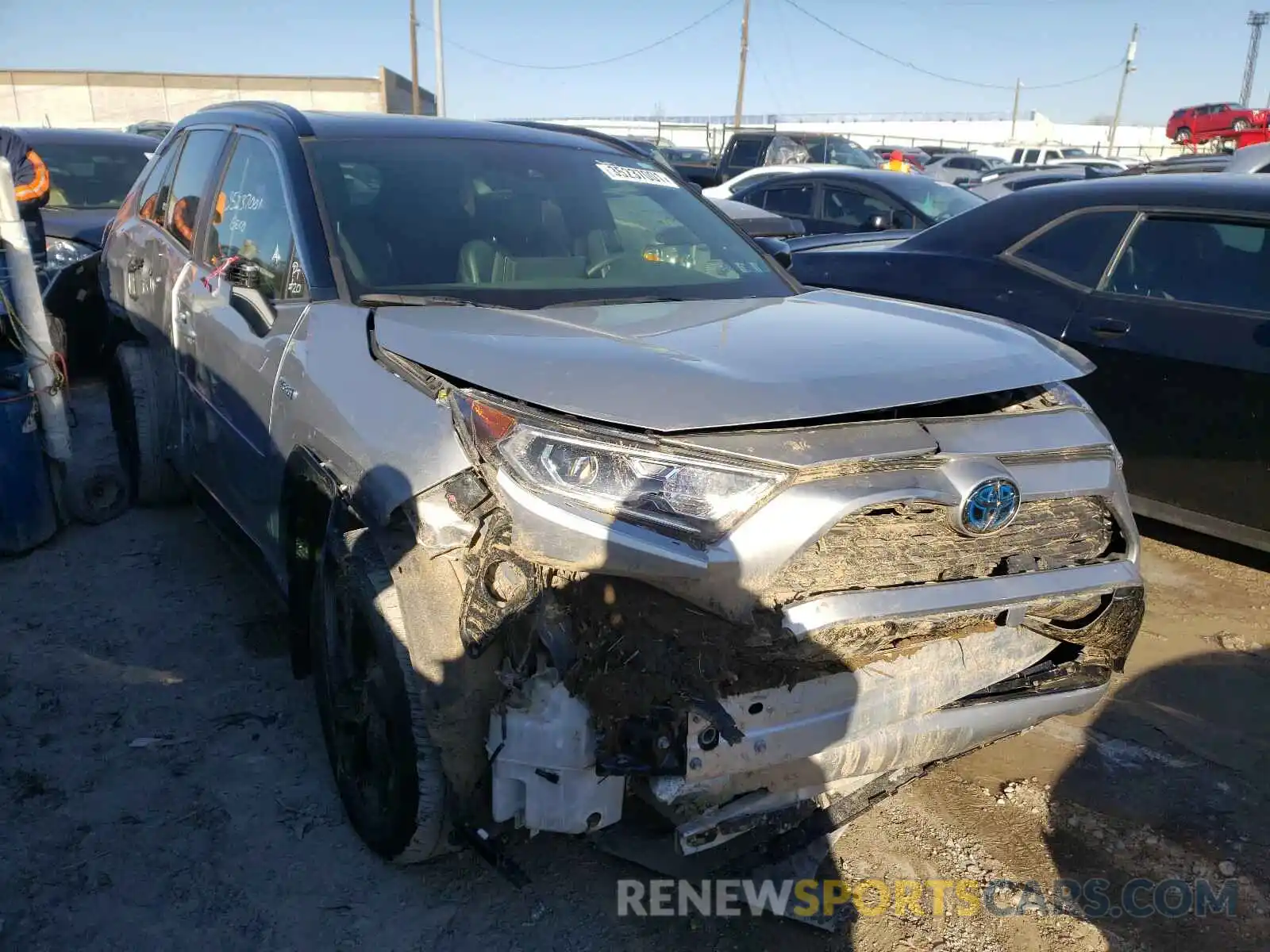 1 Photograph of a damaged car JTMEWRFV3LJ034170 TOYOTA RAV4 2020