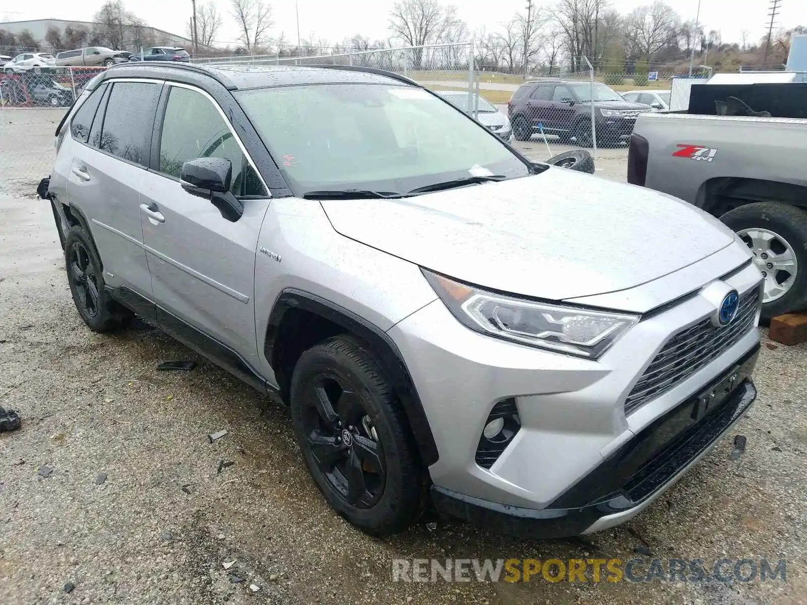 1 Photograph of a damaged car JTMEWRFV3LJ038882 TOYOTA RAV4 2020