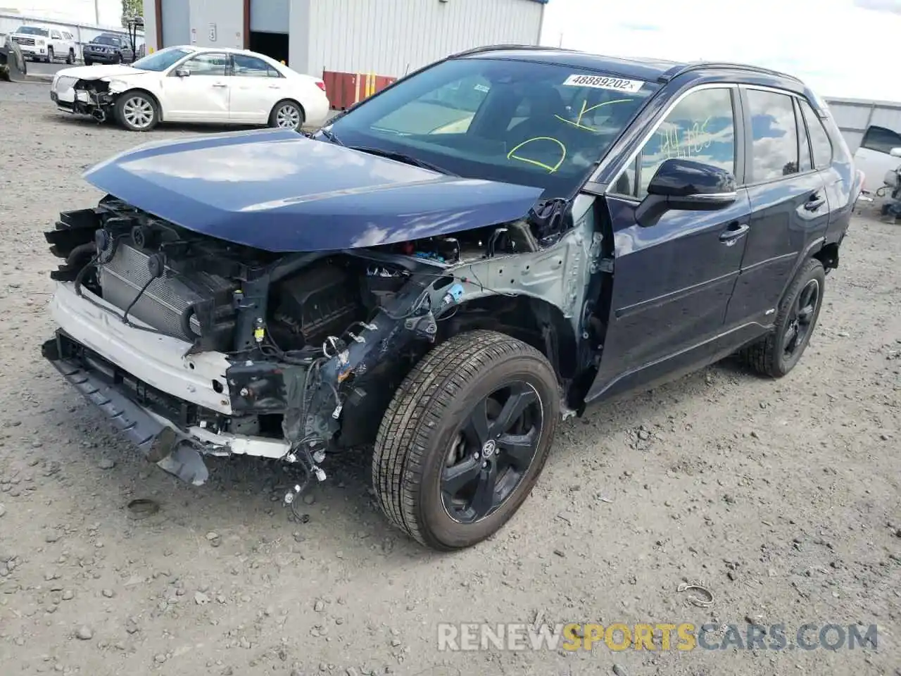 2 Photograph of a damaged car JTMEWRFV3LJ042883 TOYOTA RAV4 2020