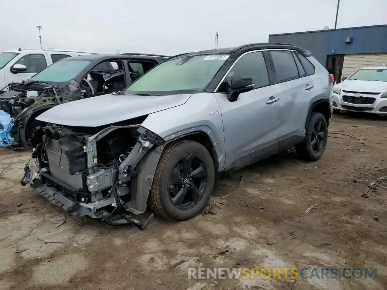 1 Photograph of a damaged car JTMEWRFV3LJ044374 TOYOTA RAV4 2020