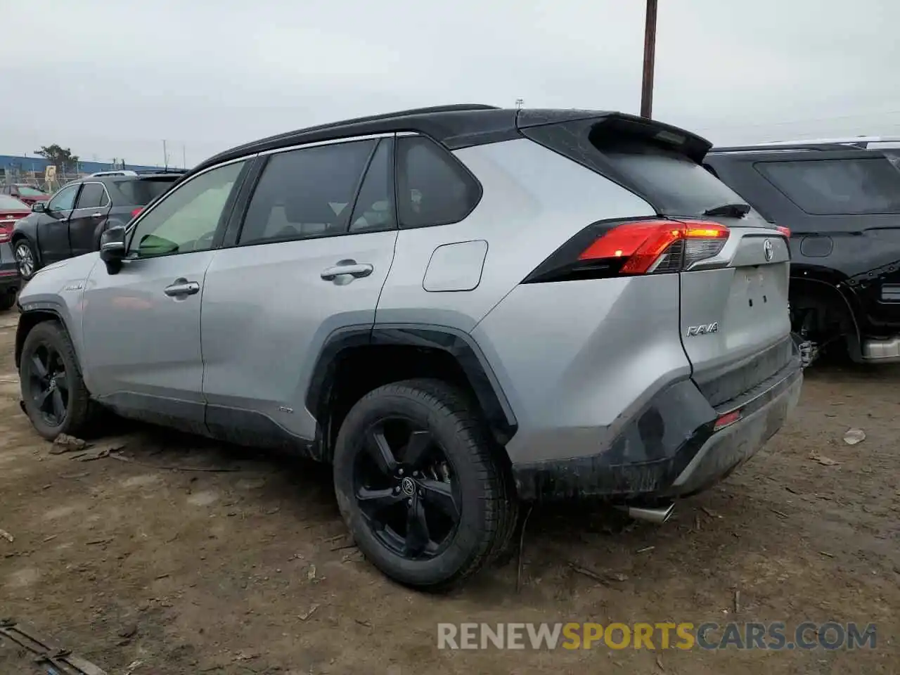 2 Photograph of a damaged car JTMEWRFV3LJ044374 TOYOTA RAV4 2020