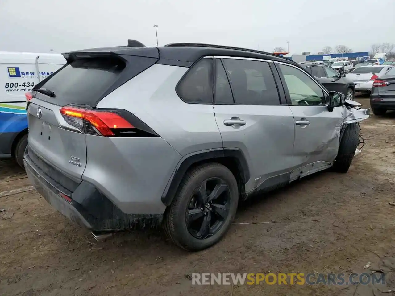 3 Photograph of a damaged car JTMEWRFV3LJ044374 TOYOTA RAV4 2020