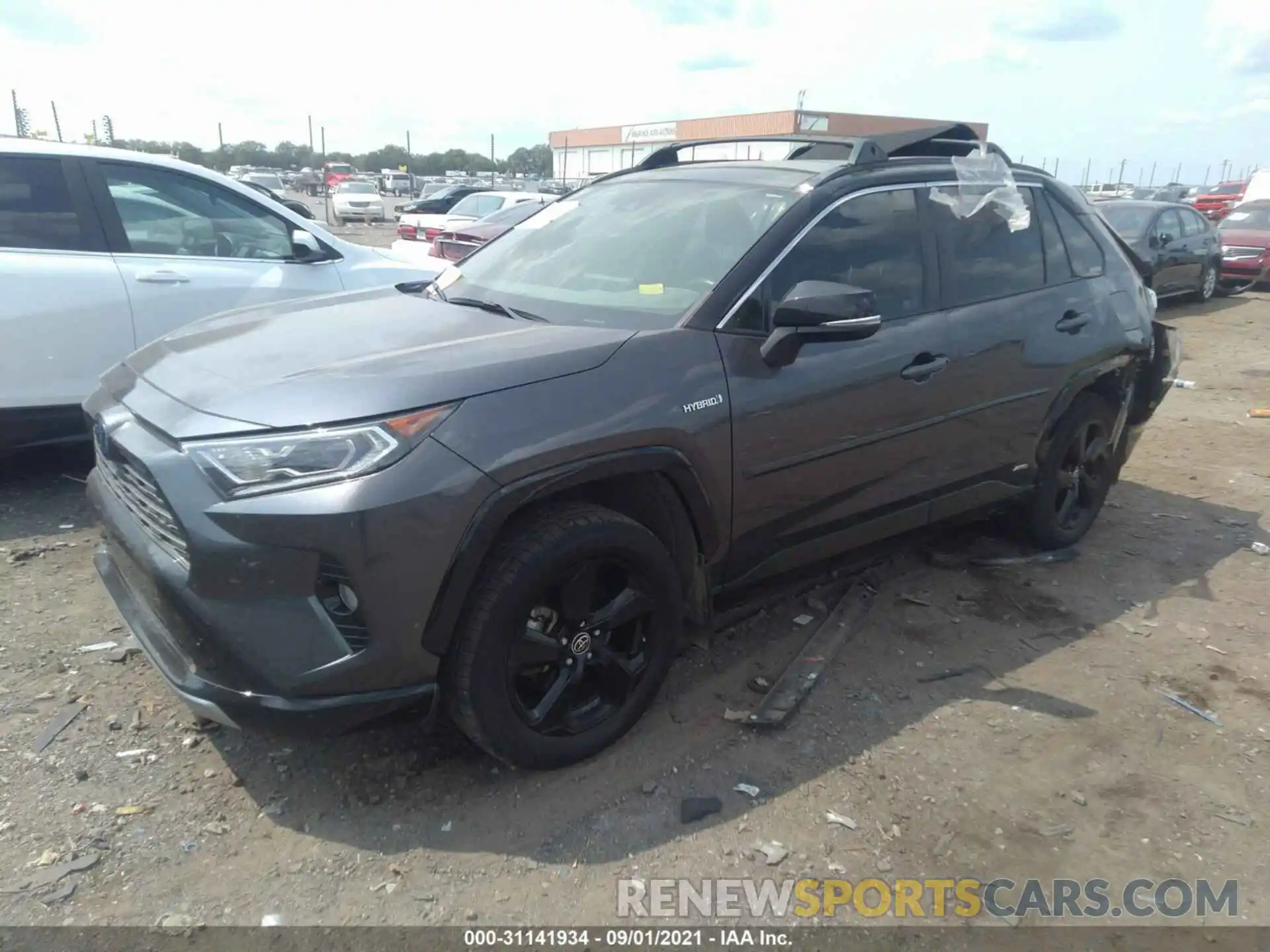 2 Photograph of a damaged car JTMEWRFV3LJ045394 TOYOTA RAV4 2020